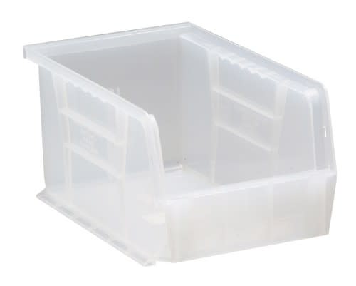 Quantum Food Service QUS221CLCS Ultra Hang & Stack Bin Clear 9-1/4in x 6in x 5in Case Of 12