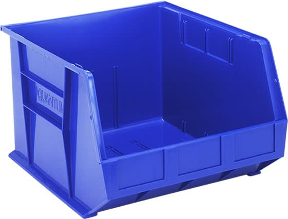 Quantum Food Service QUS270BLCS Ultra Stack & Hang Bin Blue 18in x 16-1/2in x 11in Case Of 3
