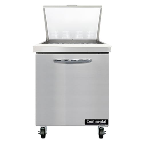 Continental SW27N12M 27" 1 Door Mighty Top Sandwich Prep Table
