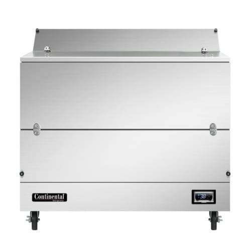Continental MC4NSSS 49" Stainless Steel Single Access Forced Air Milk Cooler