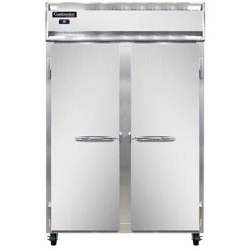 Continental 2RNSS 52" 2 Solid Door Reach-In Refrigerator