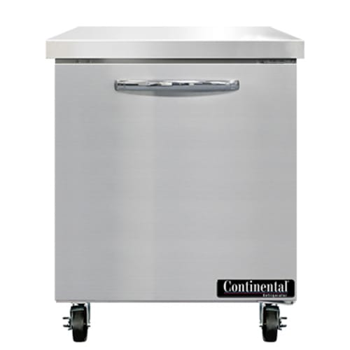 Continental SW27N 27" 1 Door Worktop Refrigerator