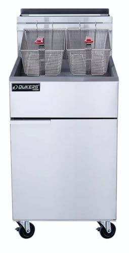 Dukers DCF5-NG Natural Gas Fryer with 5 Tube Burners