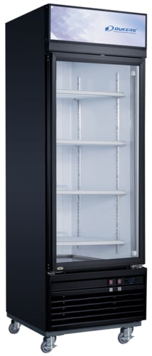 Dukers DSM-15F Commercial Single Glass Swing Door Merchandiser Freezer