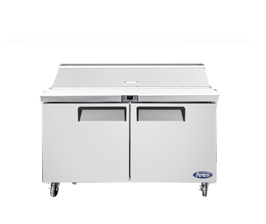 Atosa MSF8302GR 48" Refrigerated Sandwich Prep Table 48.2"x30"x43.7"