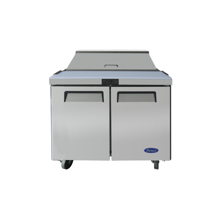 Atosa MSF3610GR 36" 2-Door Refrigerated Sandwich Prep Table