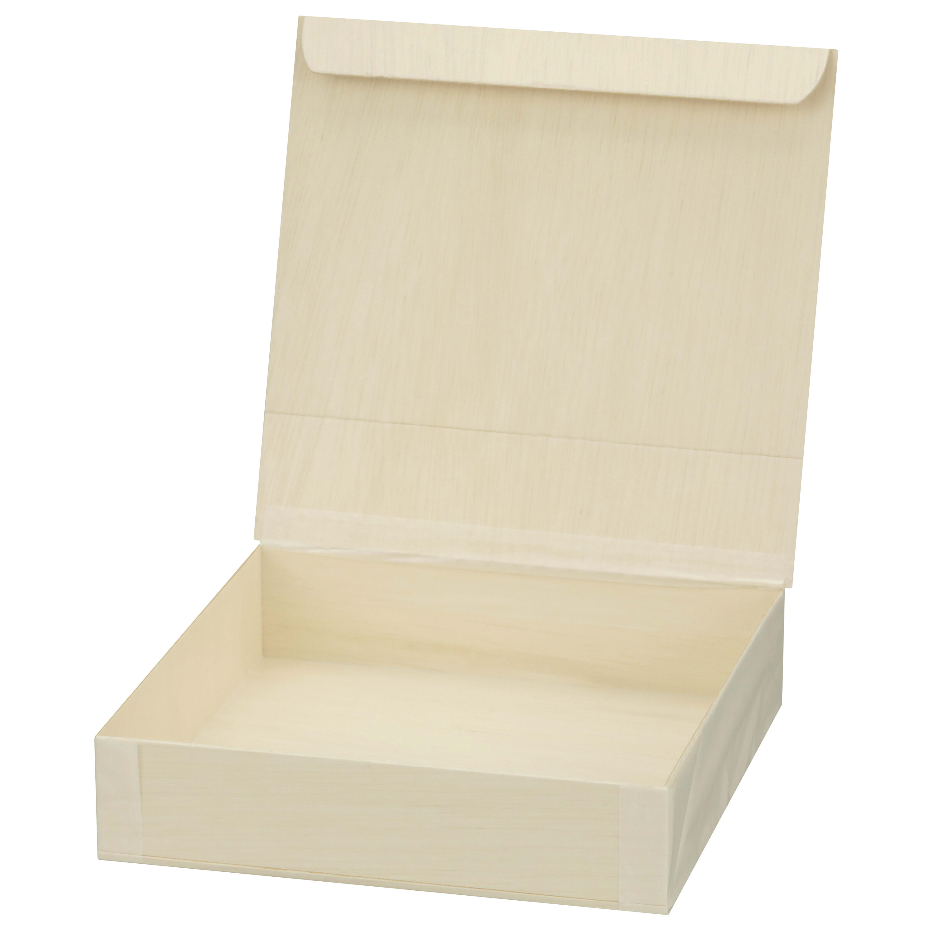 Verterra TG-CB-6X6 6x6x1 Small Collapsible Box w/ Attached Lid - 300 pcs