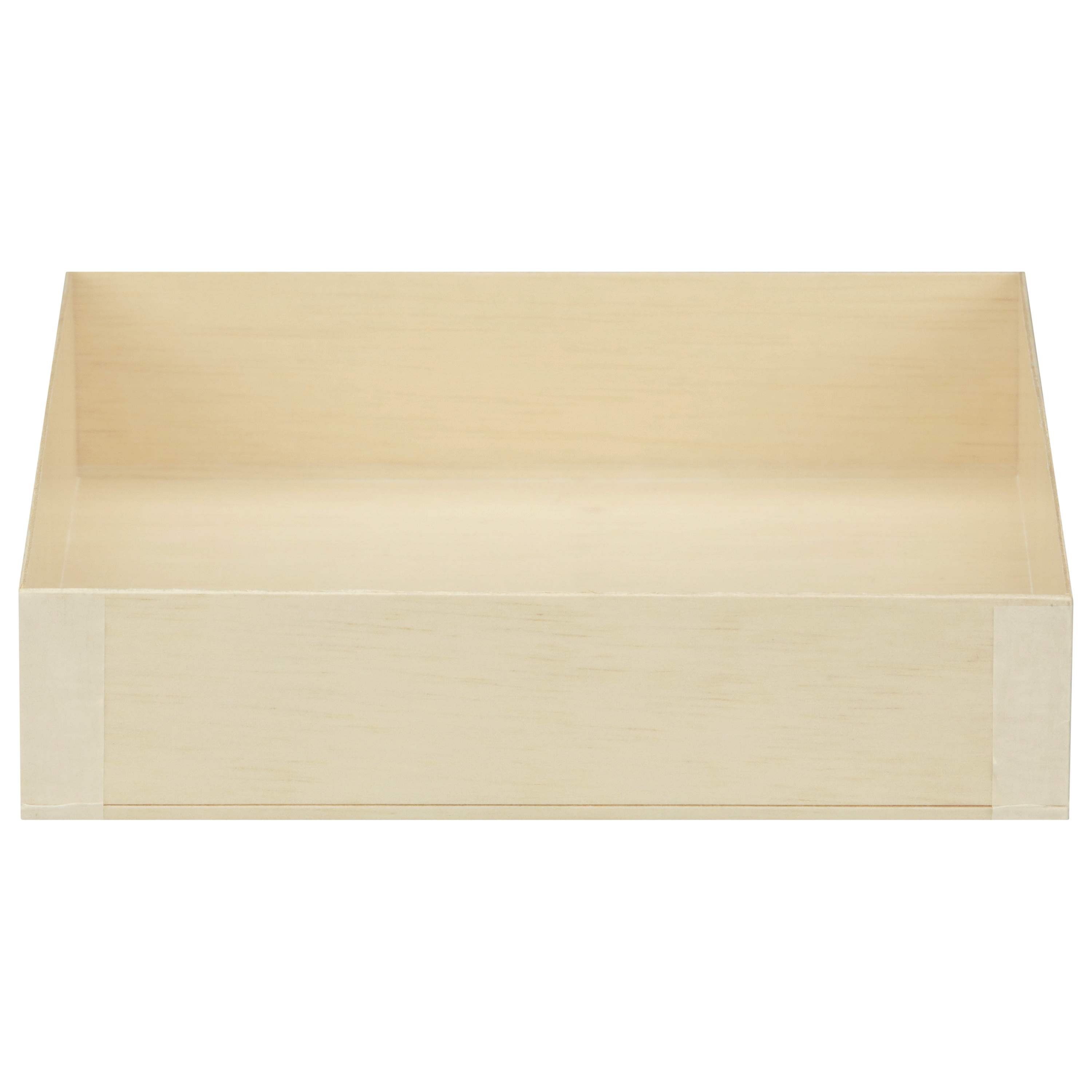 Verterra TG-CS-6X6 6x6 Square Collapsible Small Tray - 300 pcs