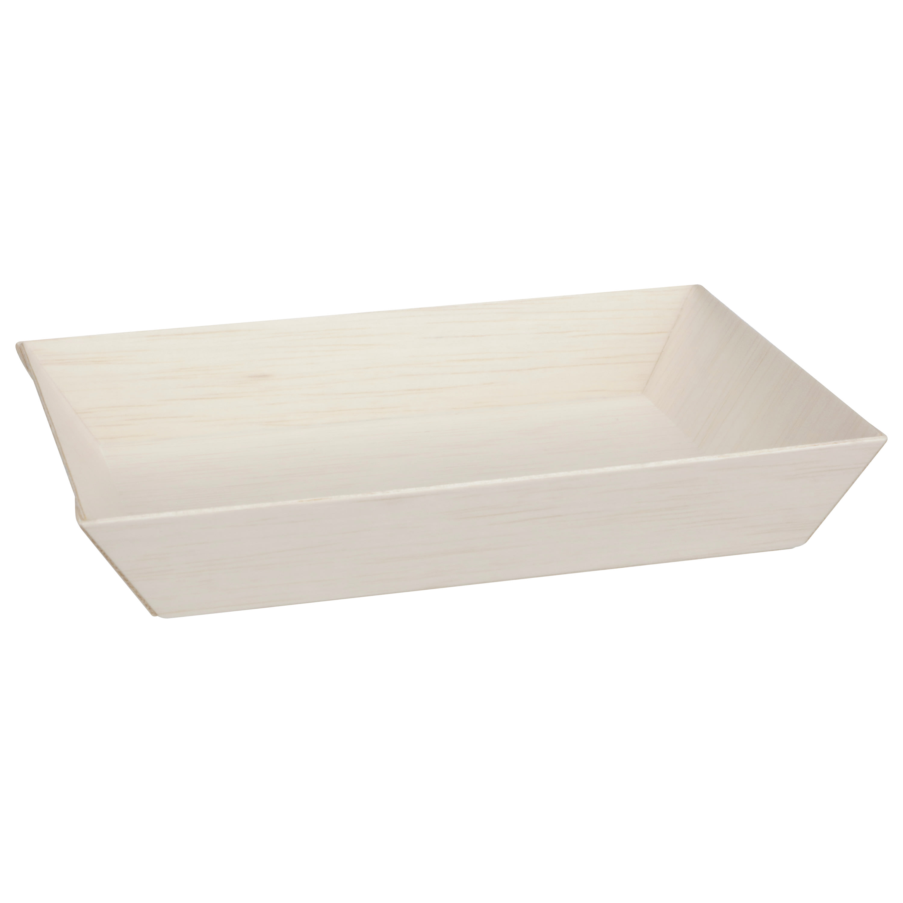Verterra TG-DE-5X7 5x7 Fixed Side Medium Rectangular Tray - 300 pcs
