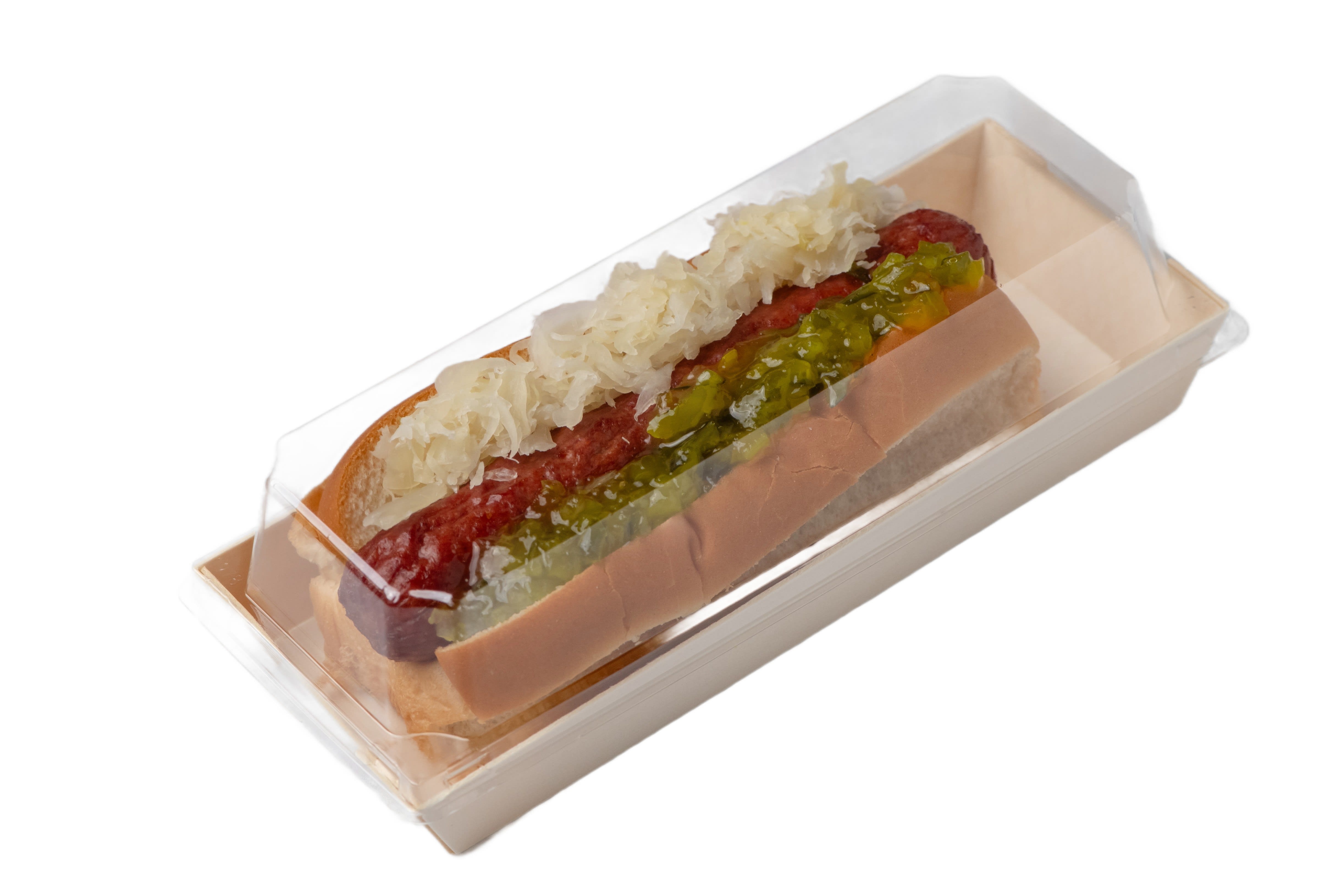 Verterra TG-CT-8.5x3.25 8.5X3.25 Balsa Wood Tray with Clear Cover - 100 pcs