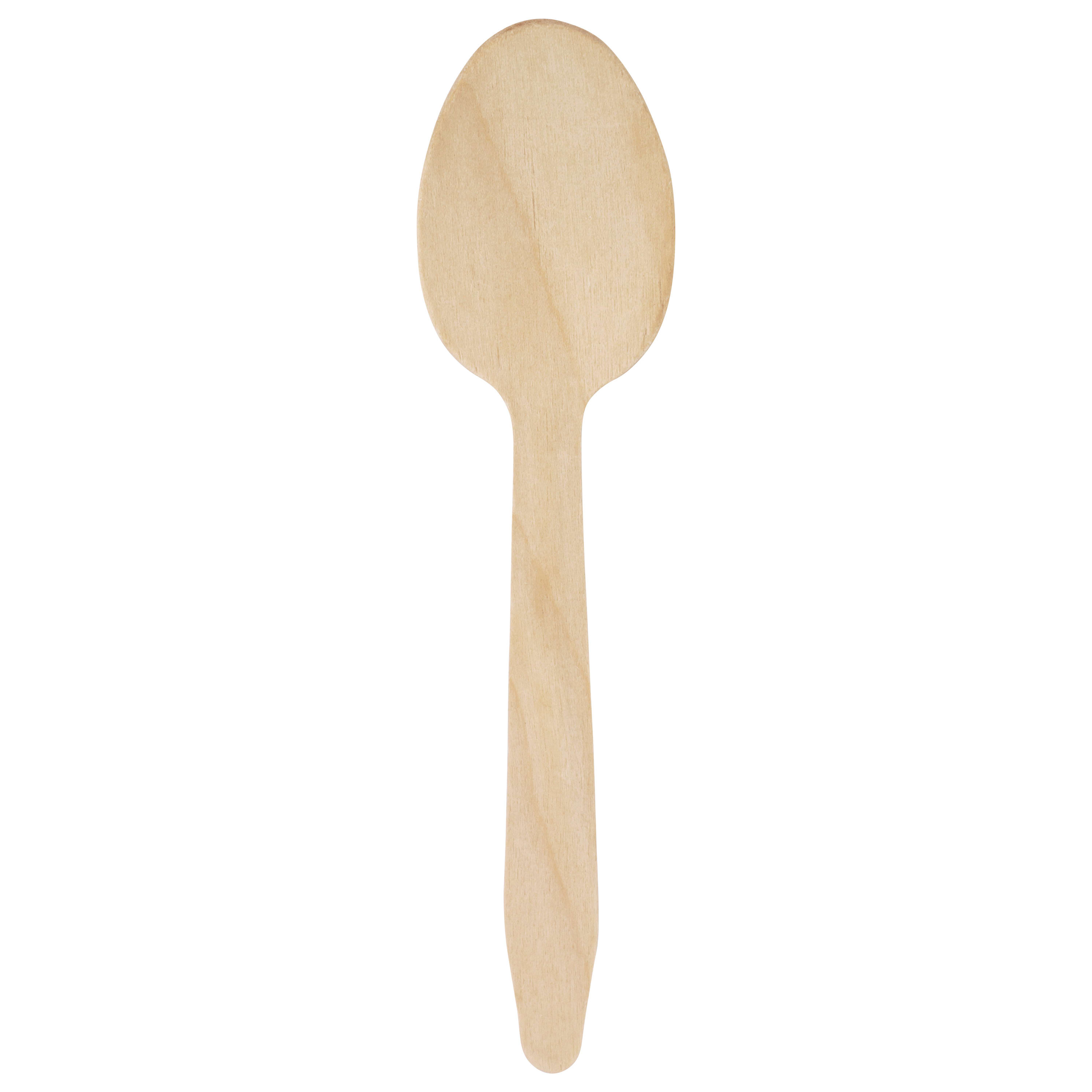 Verterra VT-E2-MS 6.5" Medium Weight Wooden - Spoon - 1000 pcs