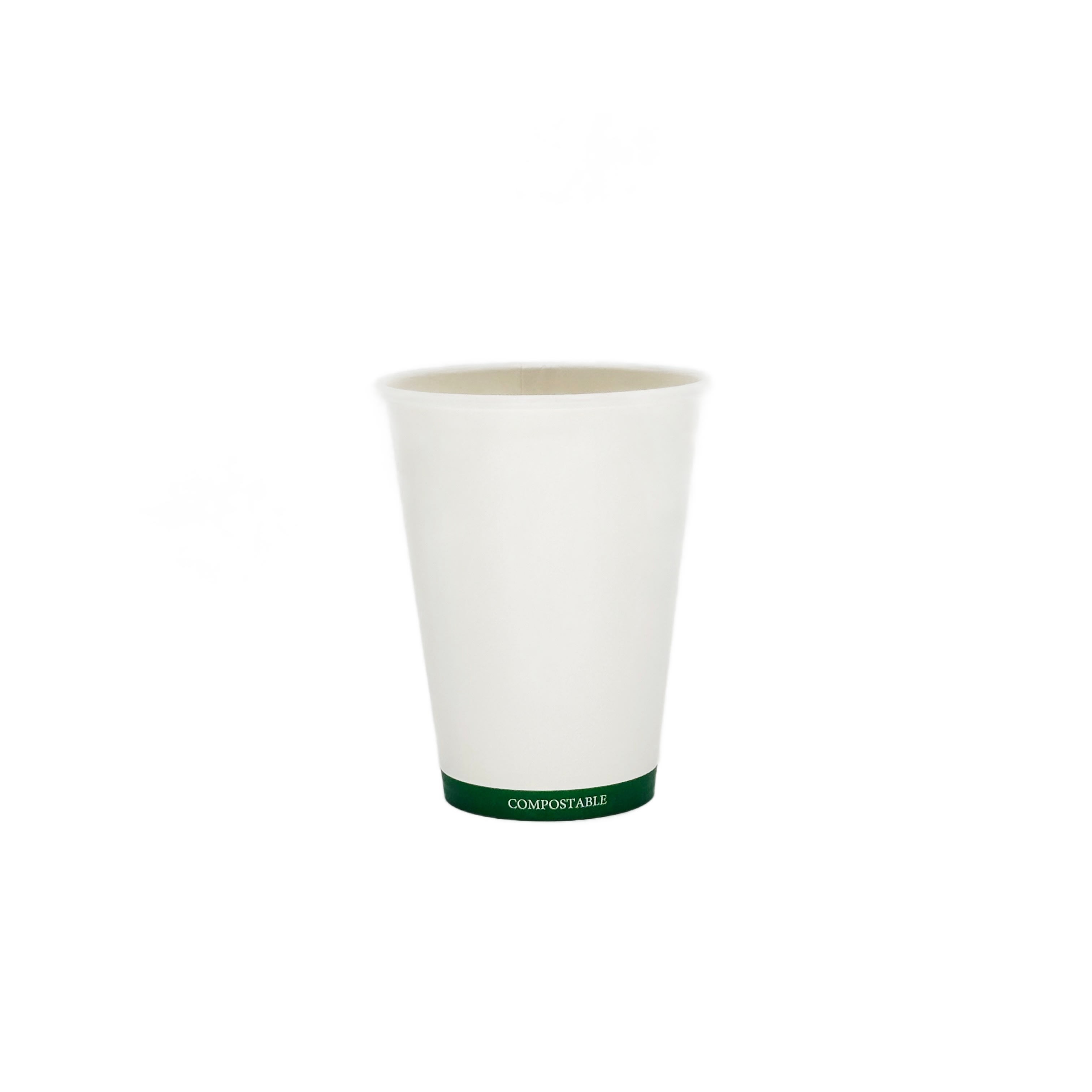 Verterra VT-HTCUP-12W 12 Oz. White Paper Cup (1000 Count) (50 Count Inners)