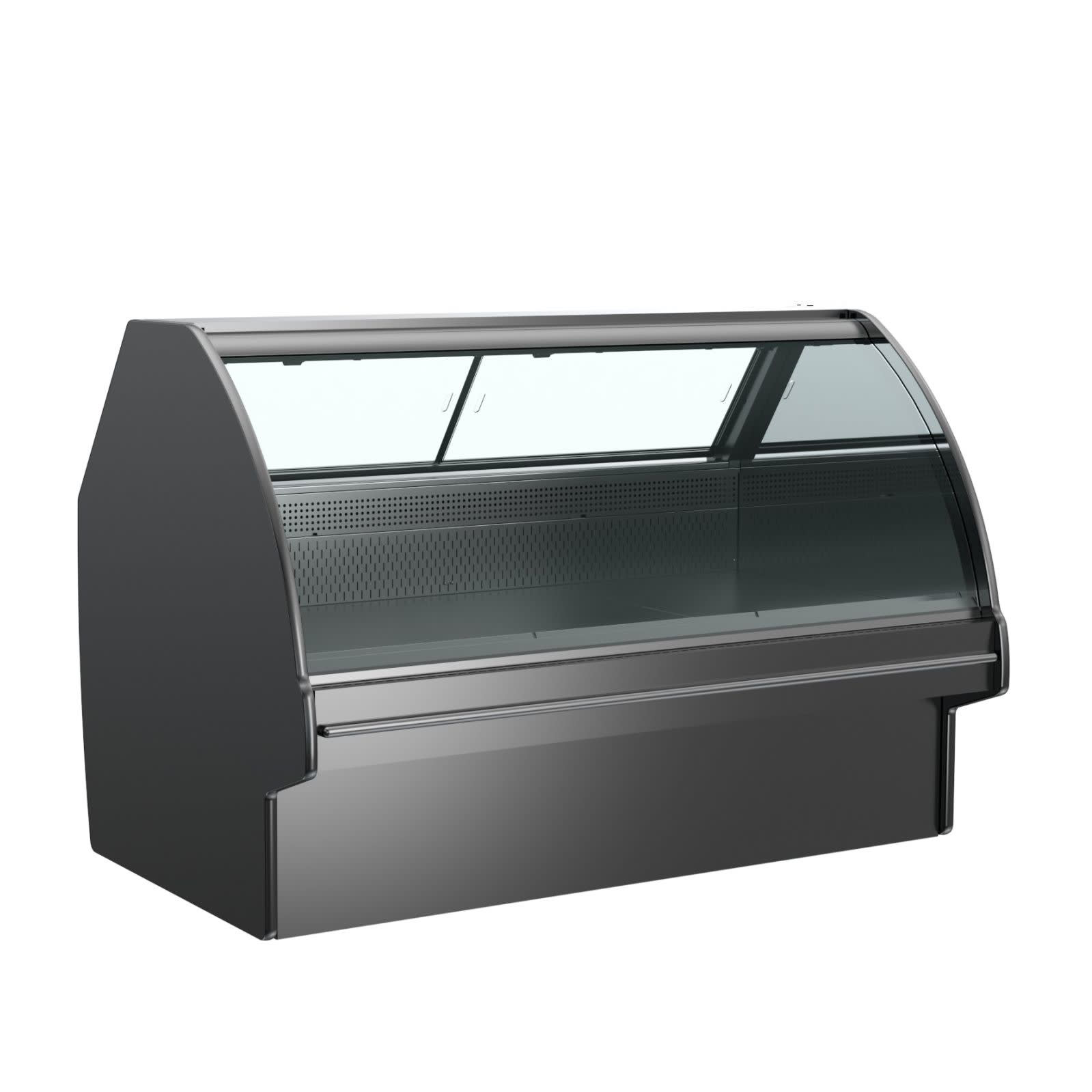 Structural Concepts GLDS4R Fusion™ 51" Refrigerated Deli Case Merchandiser, Black