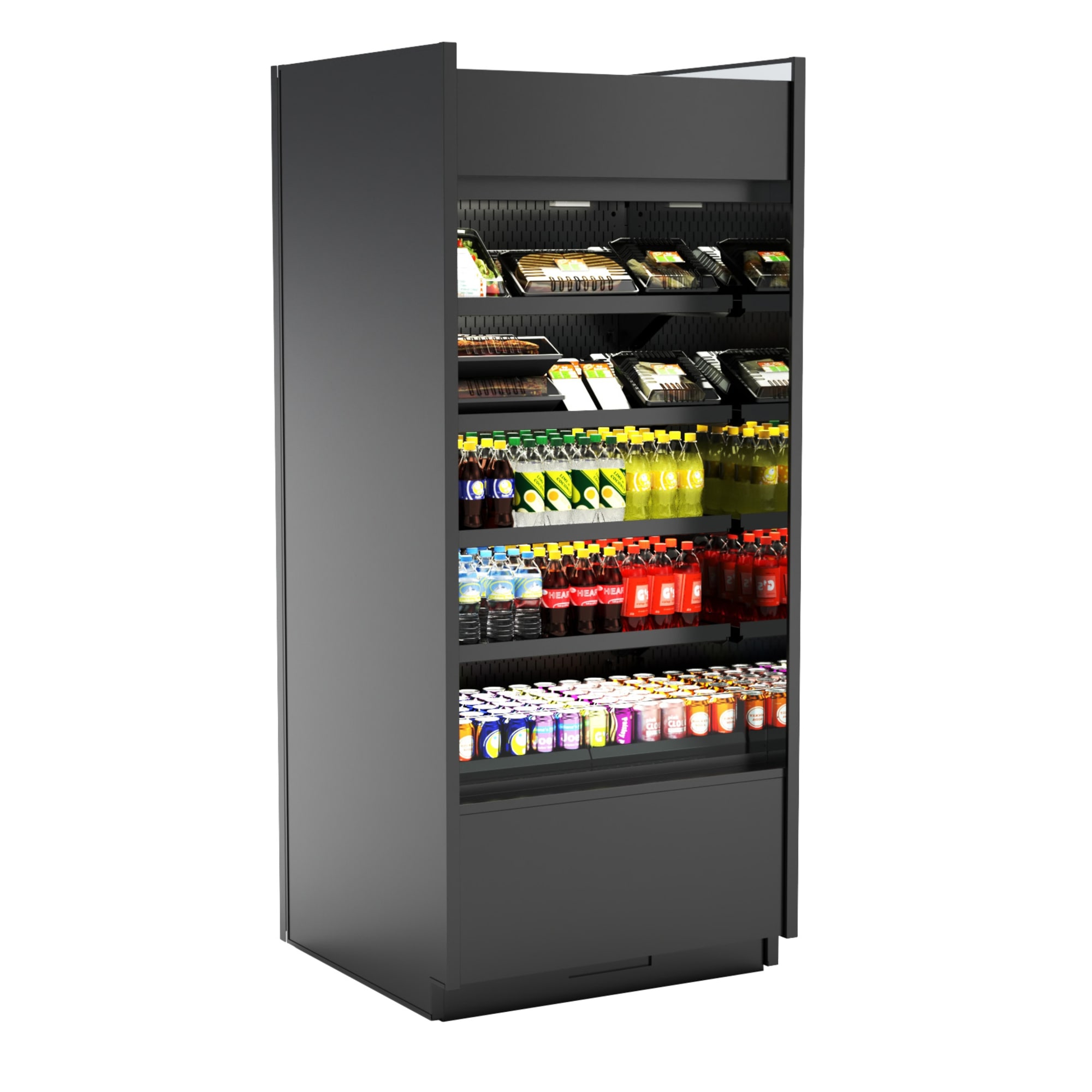 Structural Concepts B67R Oasis® 72" Vertical Open Display Merchandiser