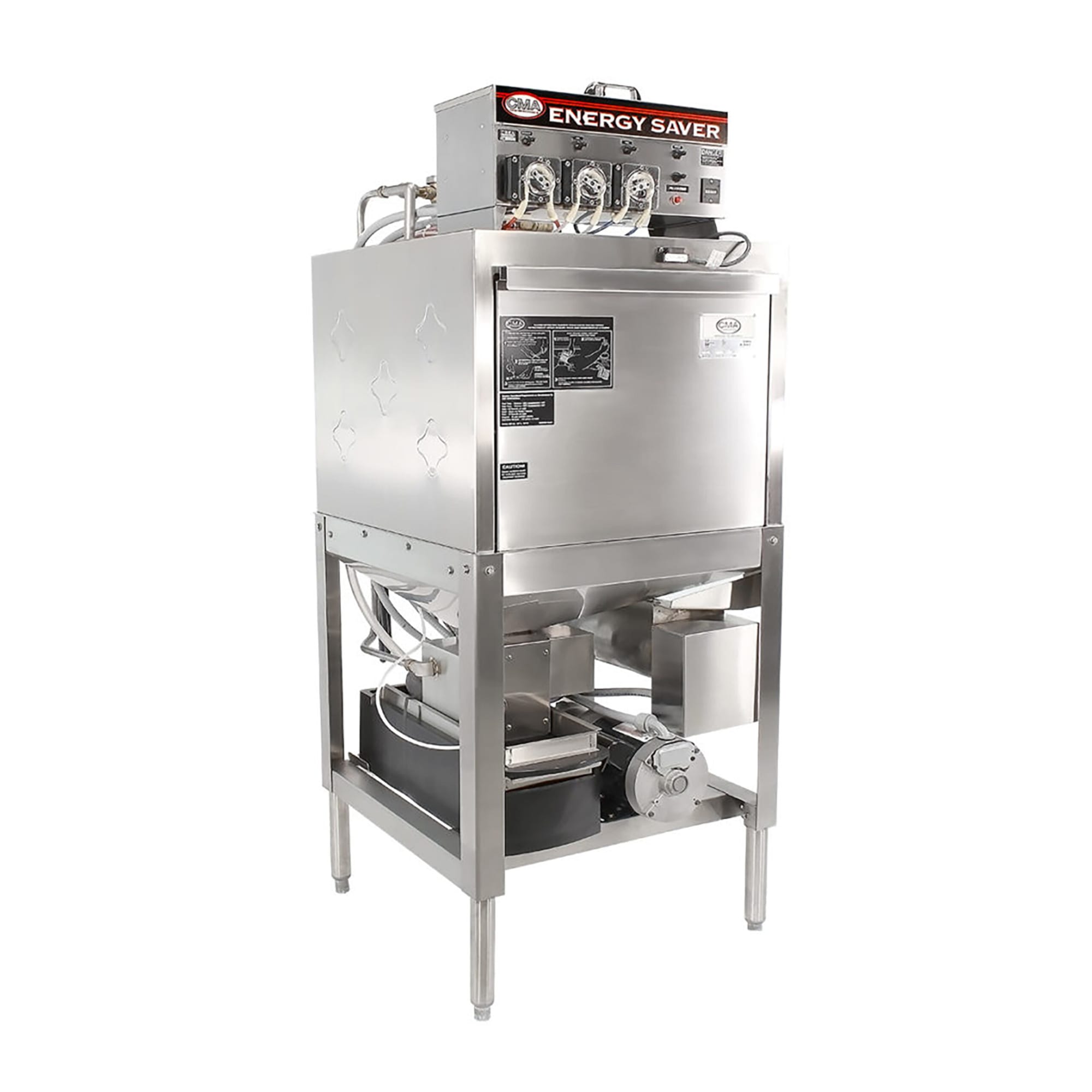 CMA Dishmachines EST-FL Energy Mizer® Low Temp Front Loader Dishwasher, 25-1/4", Low Water, 40 Racks/Hr, 115V