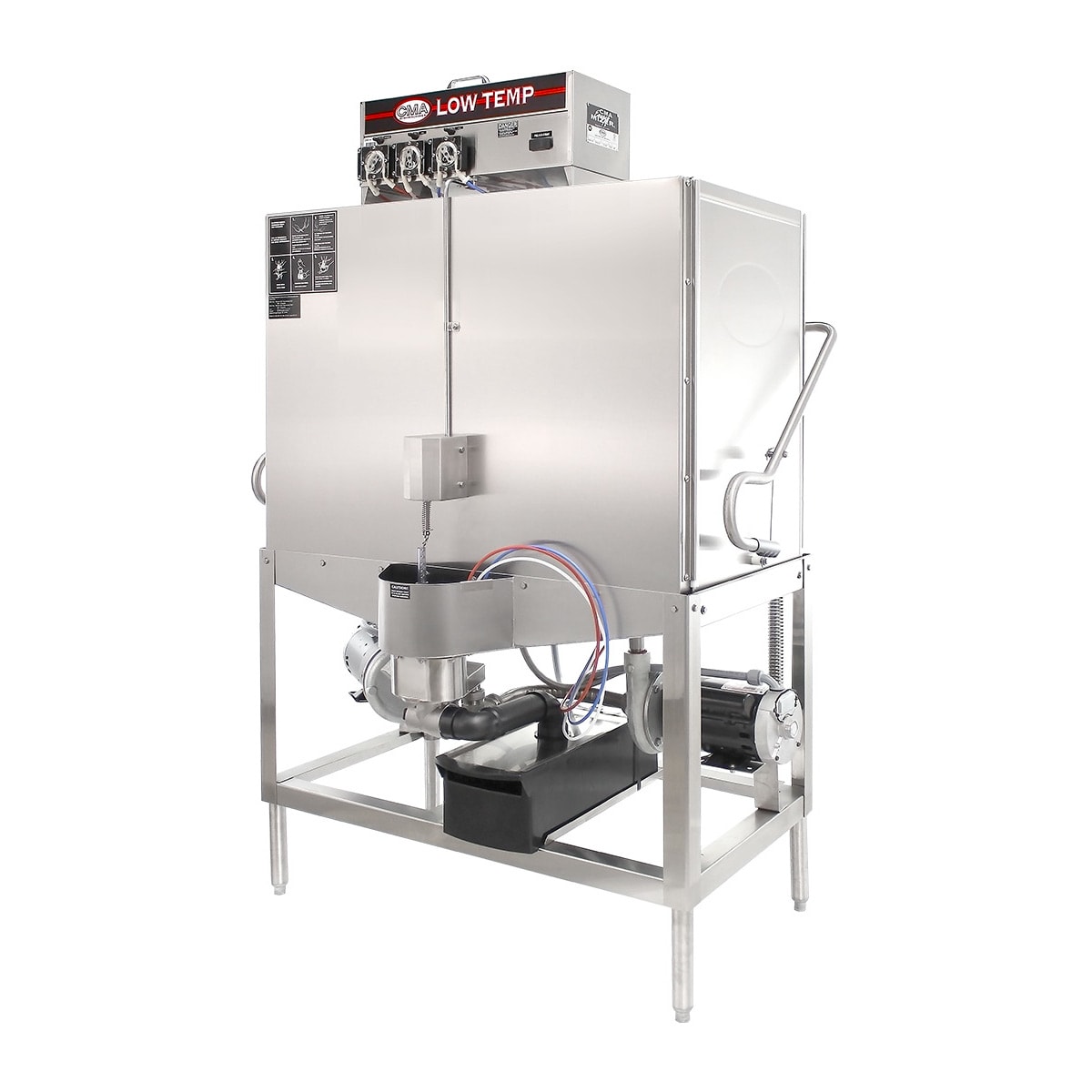 CMA Dishmachines S-B Energy Mizer® Pot And Pan Dishwasher, Door Type, Double Rack, 44", 80 Racks/Hr, 115V