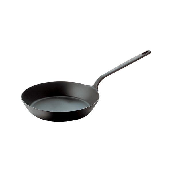Spring USA 8481-40/24 Blackline 10 1/4" Carbon Steel Fry Pan 8481-40/24 Induction Ready