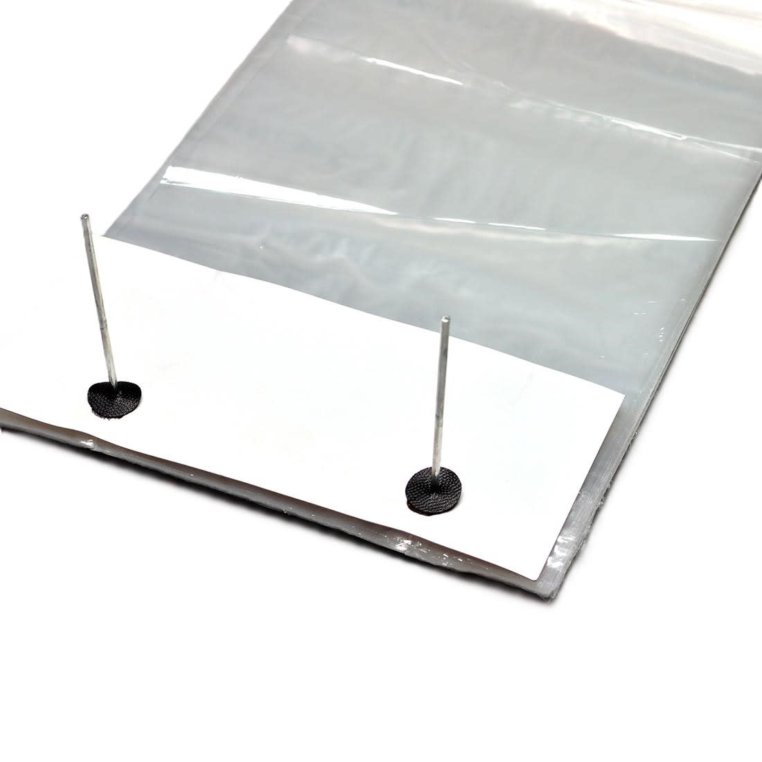 LK Packaging 10F-1118+4BGW 11" x 18" + 4"BG + 1.5"LP 1 mil LDPE Gusset bag on Wicket Dispenser, 1000/Case