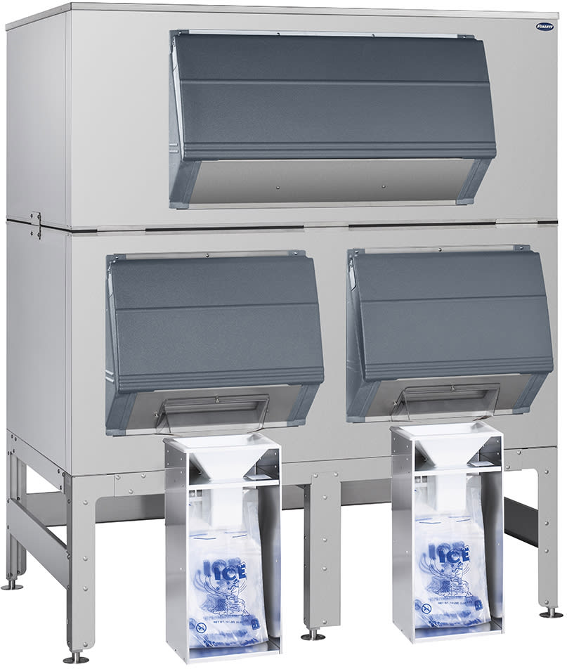 Follett DEV3200SG-72-BG Gravity Dispense Ice Storage Bin With Bagger Kit, 3240 lbs.