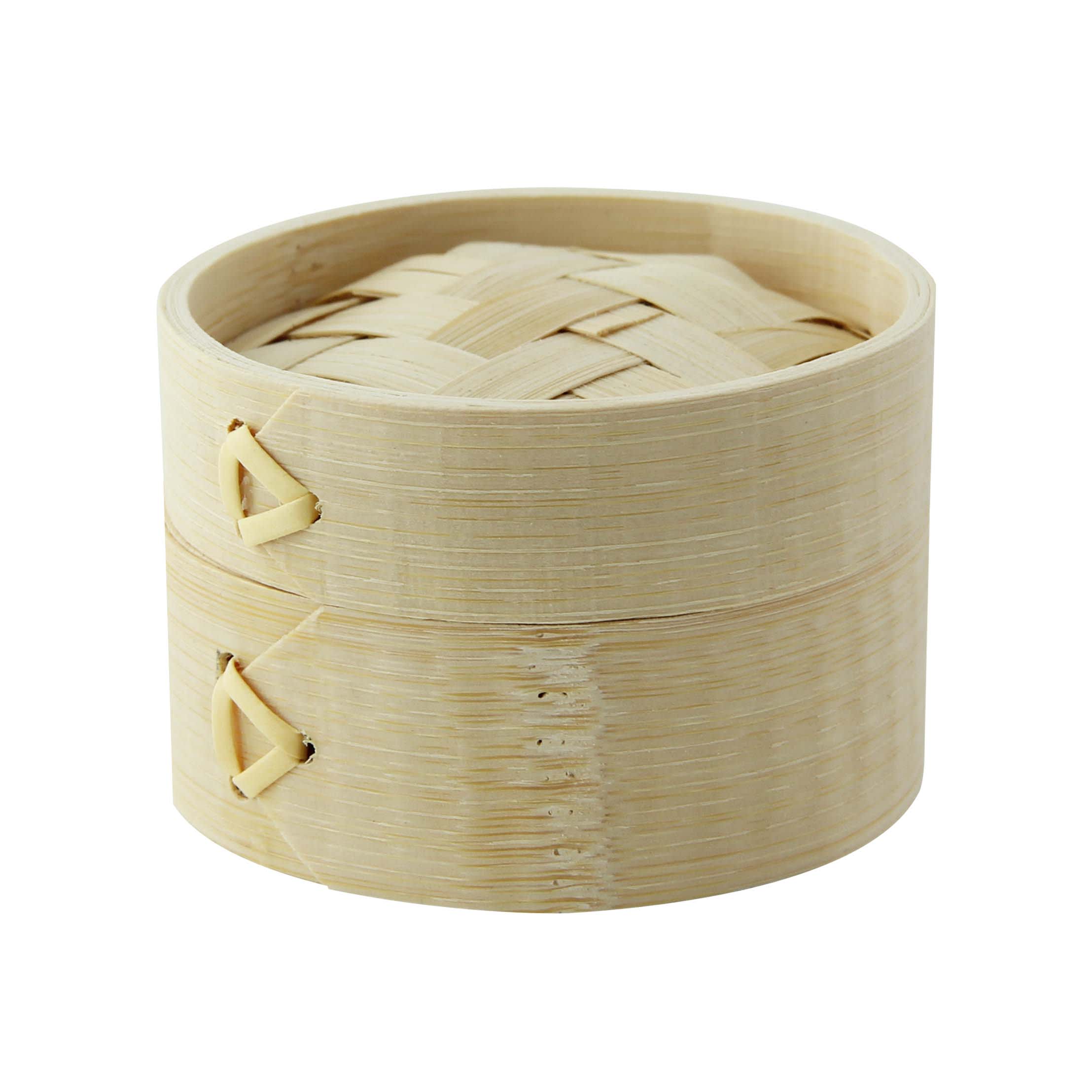 PacknWood 209BBDIM7 Dim Sum Mini Reusable Bamboo Steamer