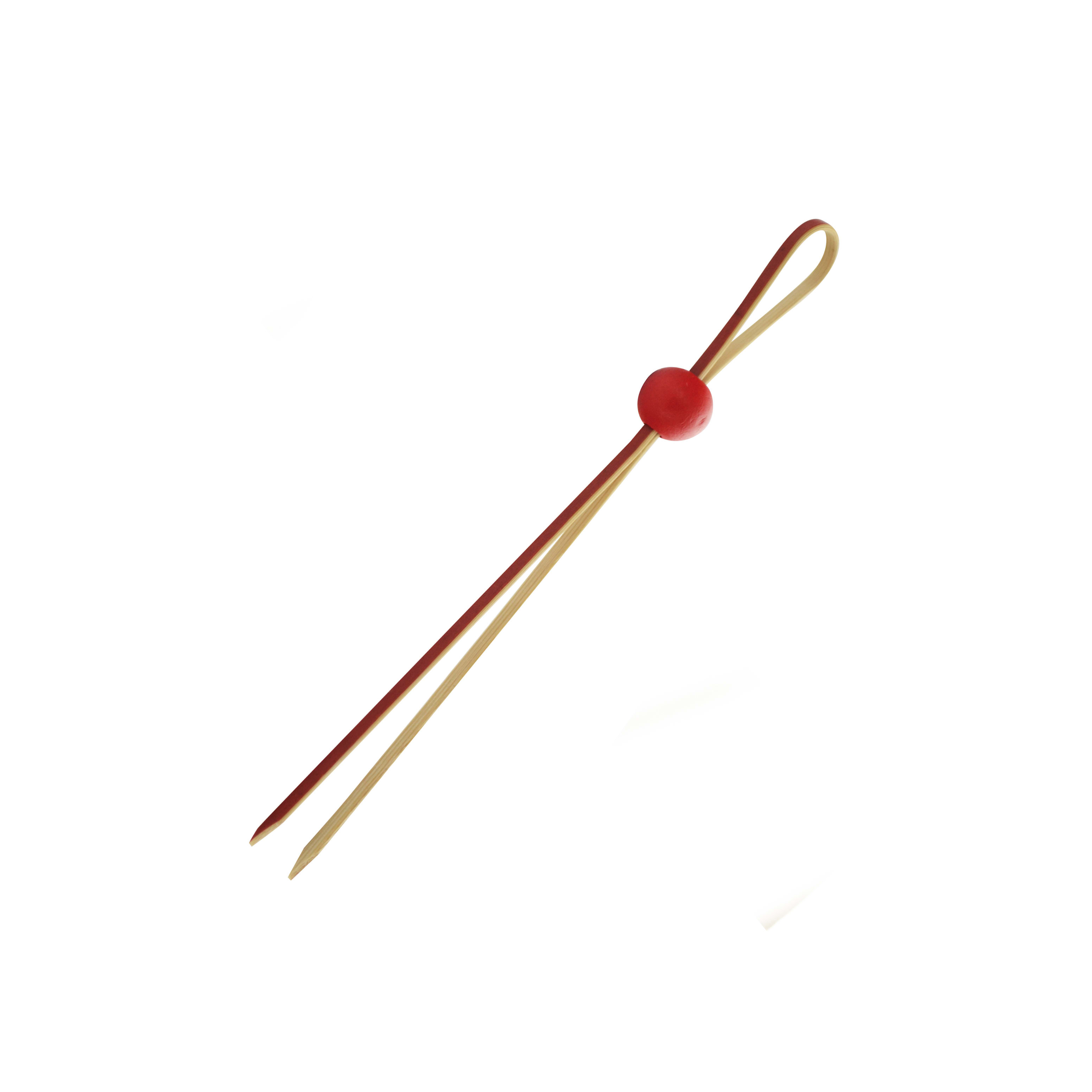 PacknWood 209BBLUKAR LUKA Bamboo Double Pick with Red Adjustable Ball