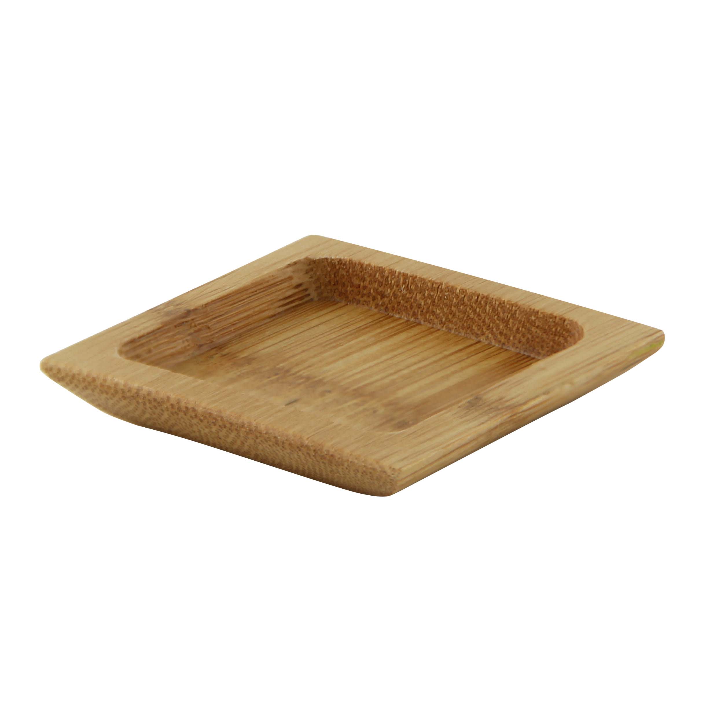 PacknWood 209BBPODA PODA Bamboo Mini Square Dish