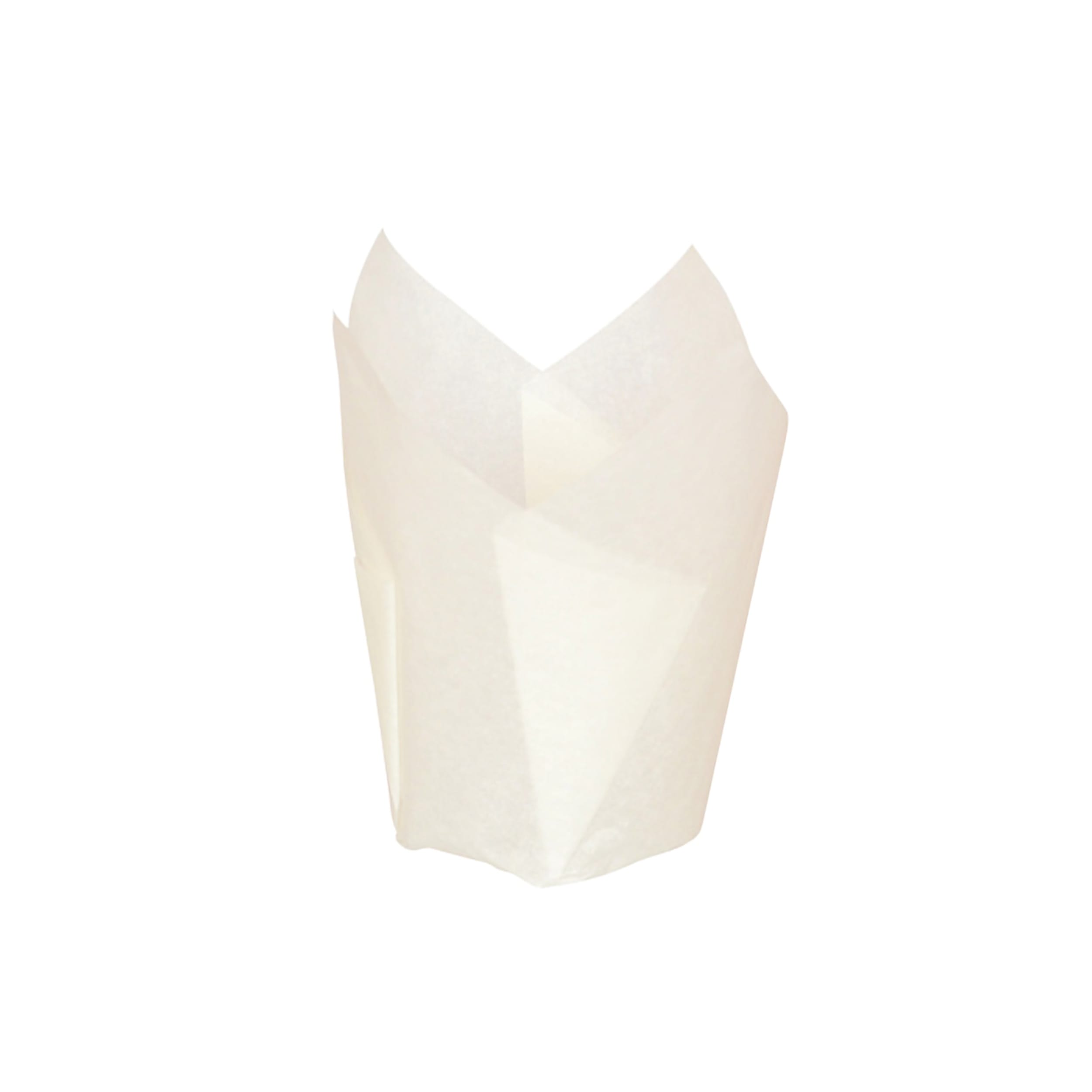 PacknWood 209CPST3B Tulip White Silicone Baking Cup