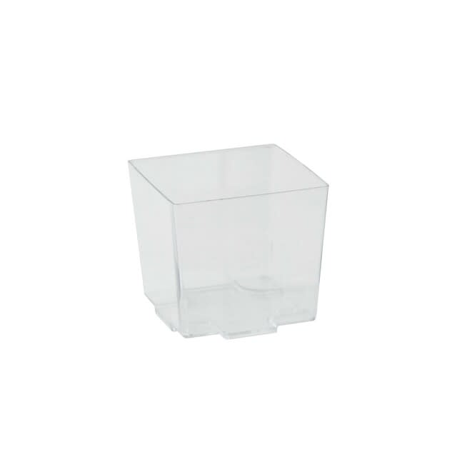 PacknWood 209MBKARA90 KARA Clear Cubic Mini Dish