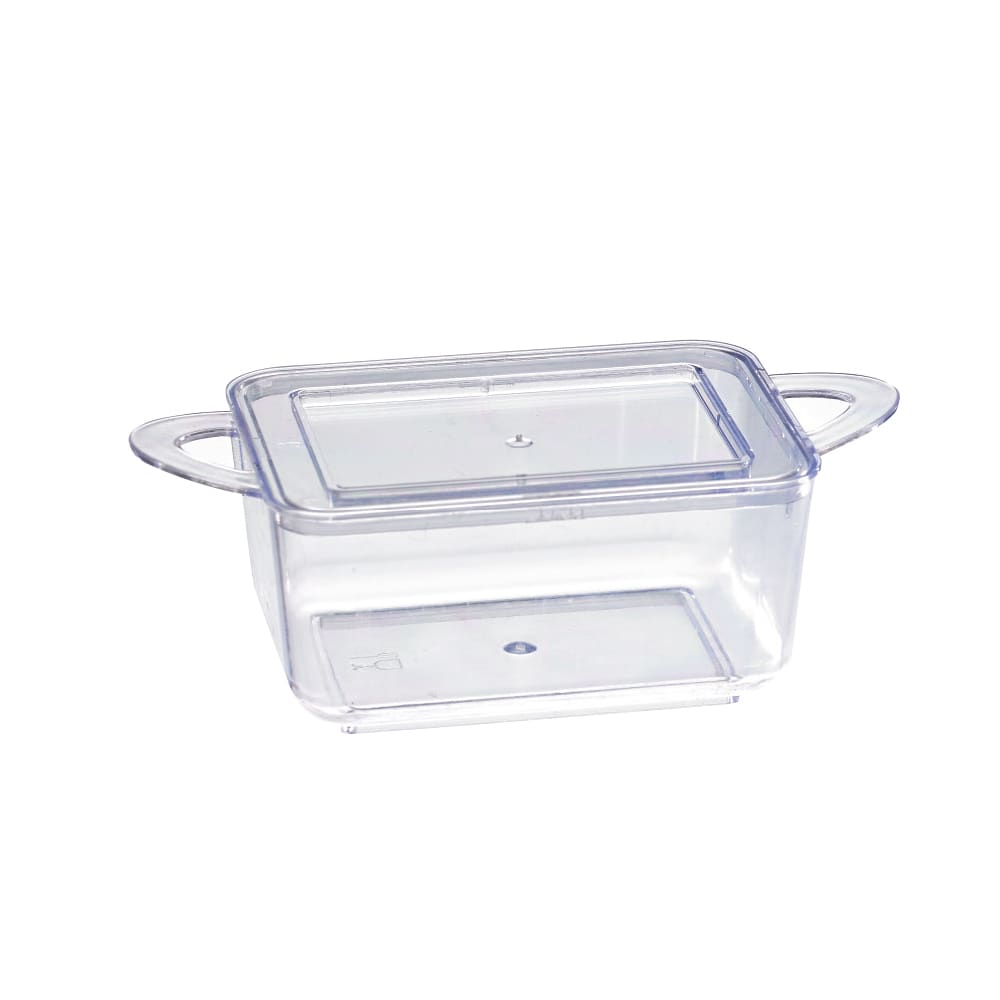 PacknWood 209MBLOUKIA1 LOUKIA Transparent Casserole Dish with Rigid Lid