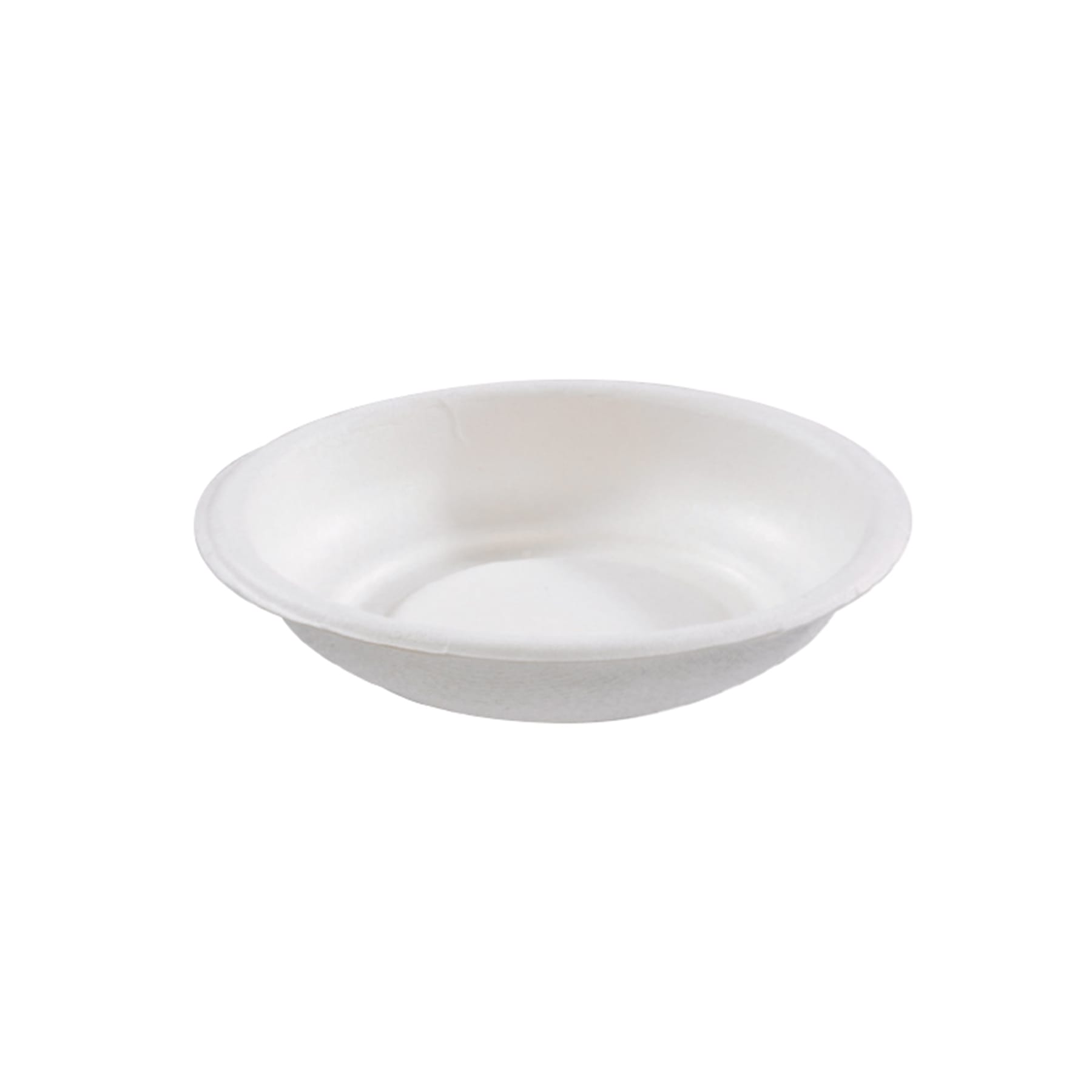 PacknWood 210APU75 Round White Sugarcane Plate