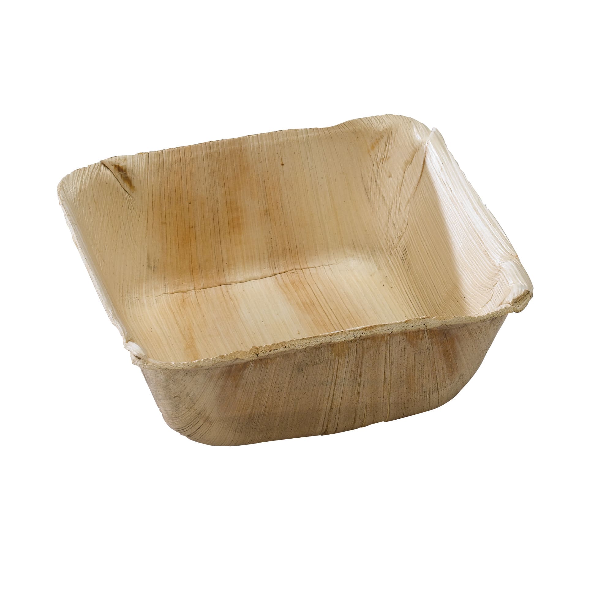 PacknWood 210BBA1313 Square Palm Leaf Bowl