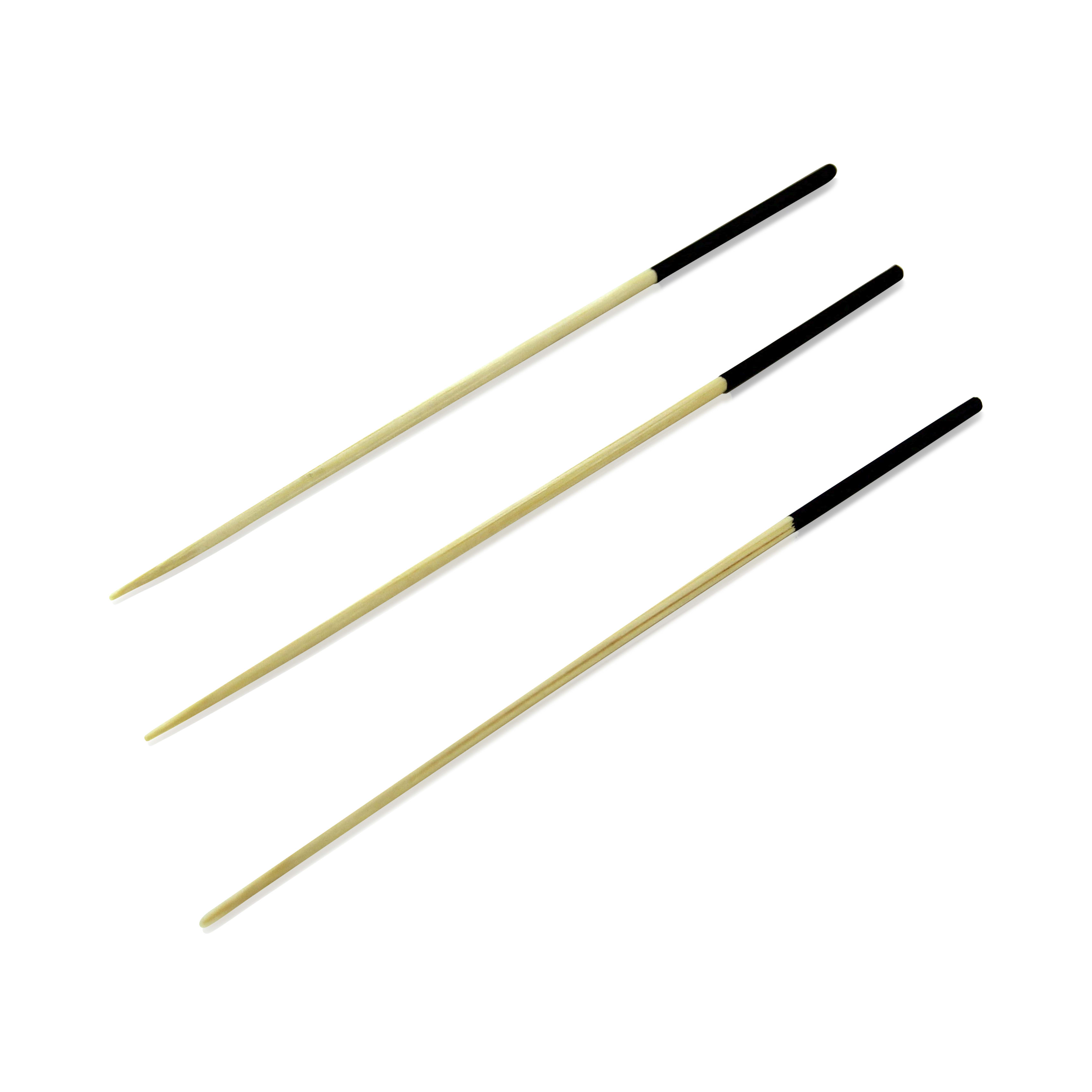 PacknWood 210BBBLK90 Black end Bamboo Picks