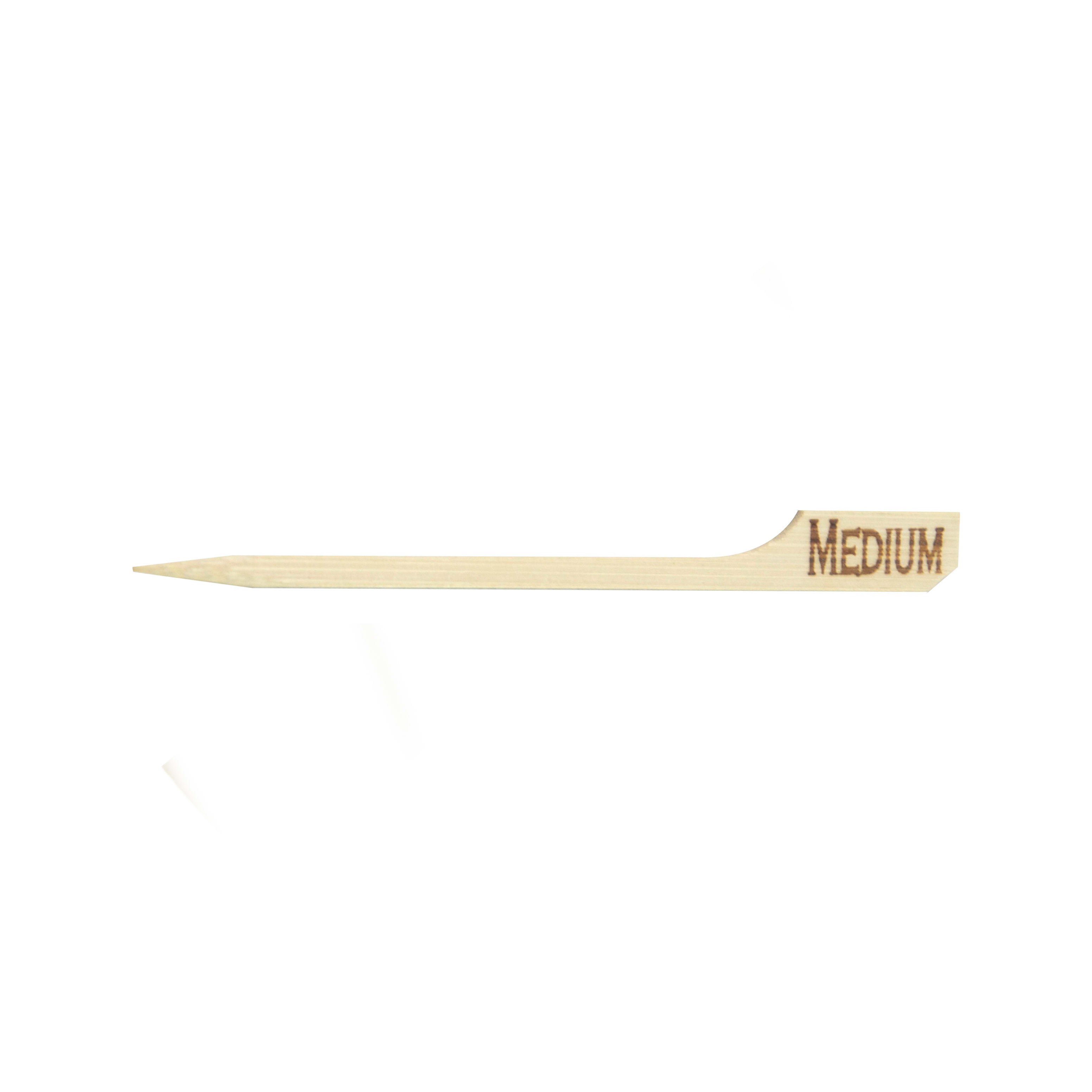 PacknWood 210BBMED9 Steak Markers Cooked Labels Medium