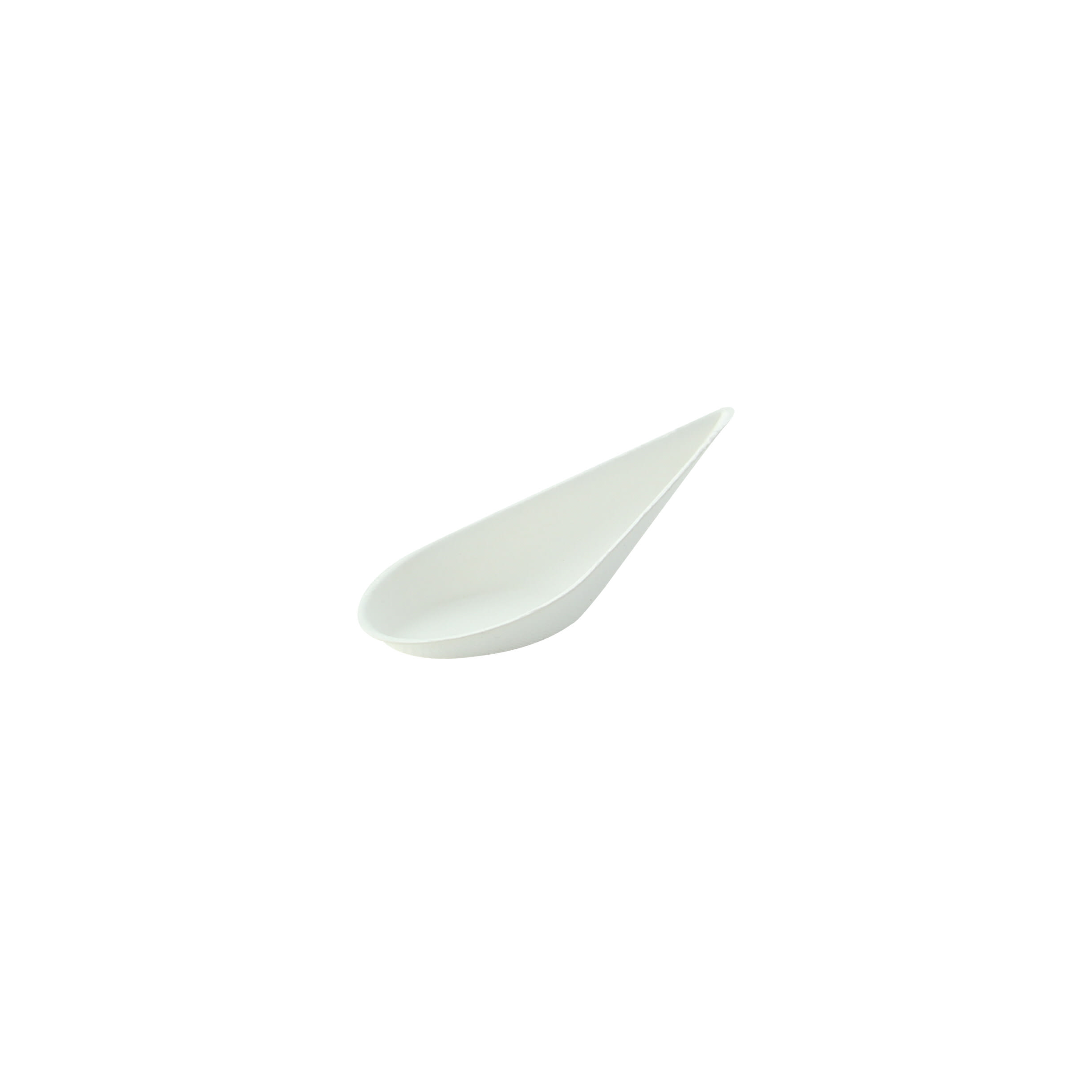PacknWood 210BCHICSPM Bio n Chic Spoon White Sugarcane Dish