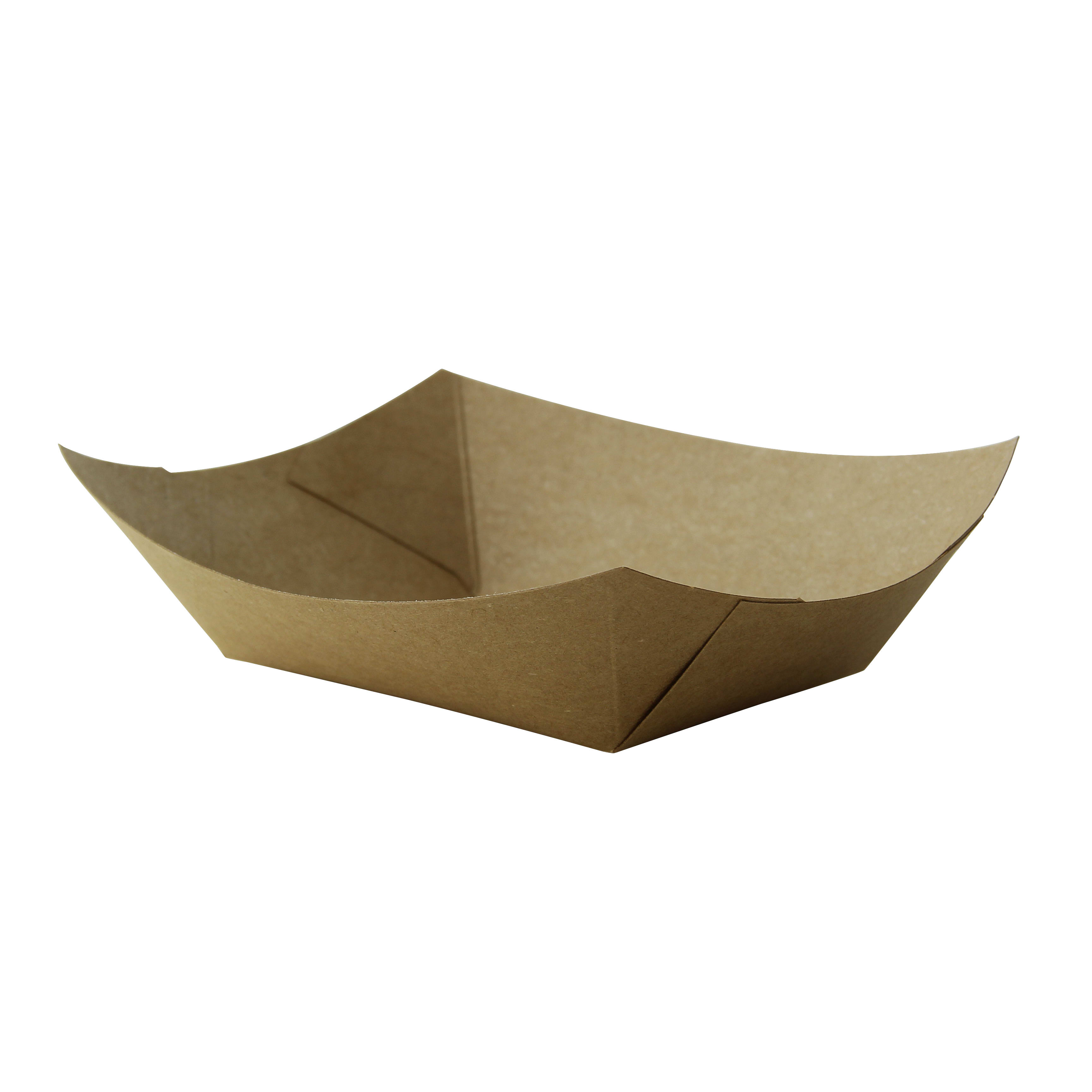PacknWood 210BQKEAT3 Multi Use Kraft Paper Boat