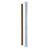 PacknWood 210CHCO19GW Compostable Wrapped Coffee Ground Giant Straw