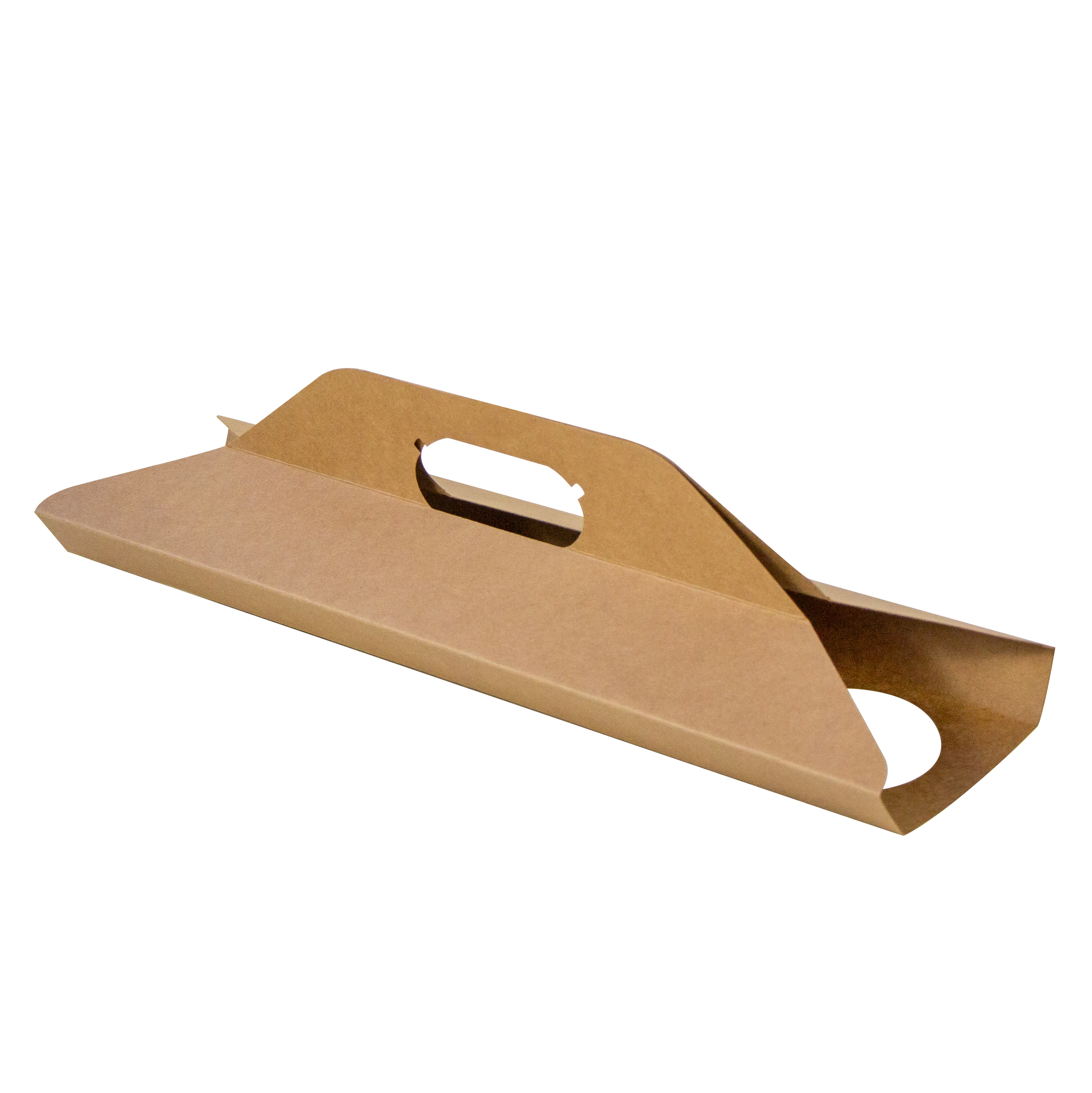 PacknWood 210CUPC4 Kraft Paper 4 Cup Carrier for 10oz / 12oz / 16oz / 20oz