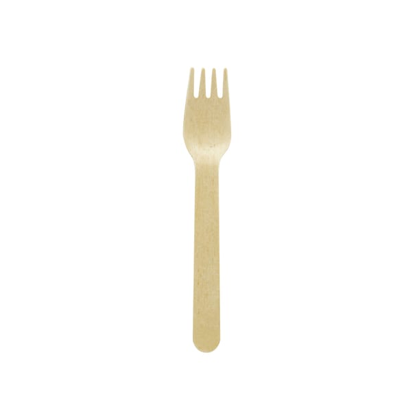 PacknWood 210CVB141 Unwrapped Wooden Fork