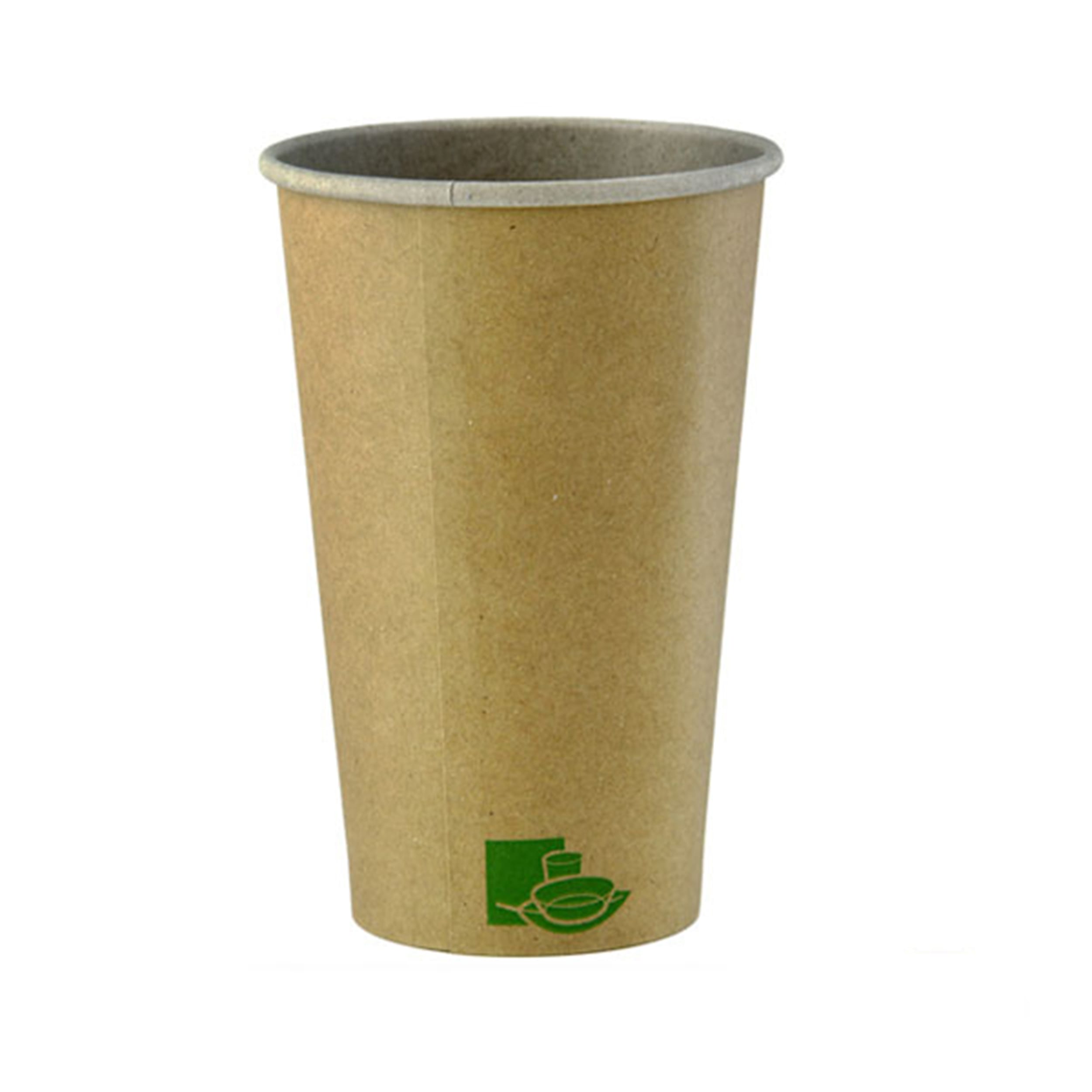 PacknWood 210GCZEN20 Zen Kraft Recyclable Paper Cup