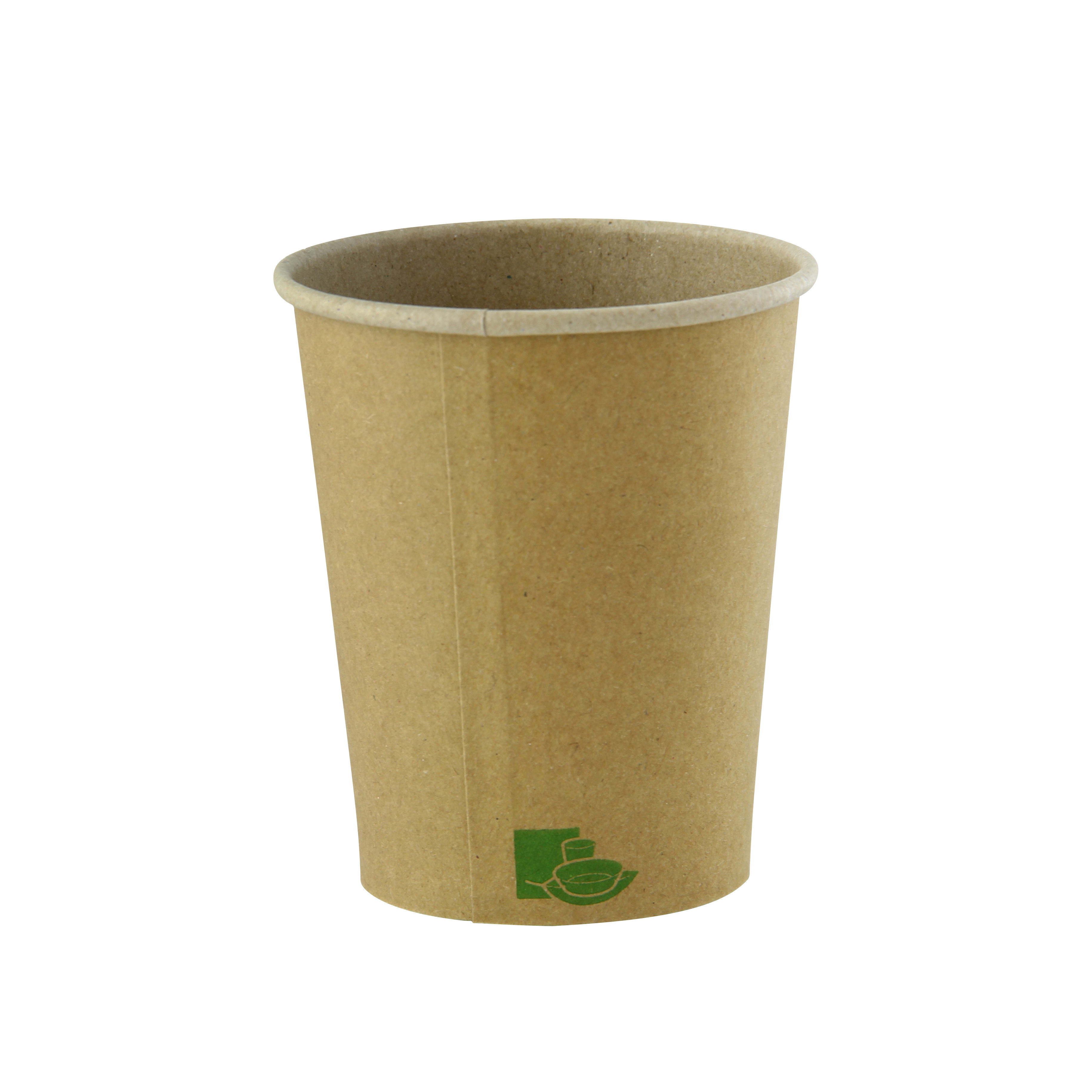 PacknWood 210GCZEN46 Zen Kraft Recyclable Paper Cup