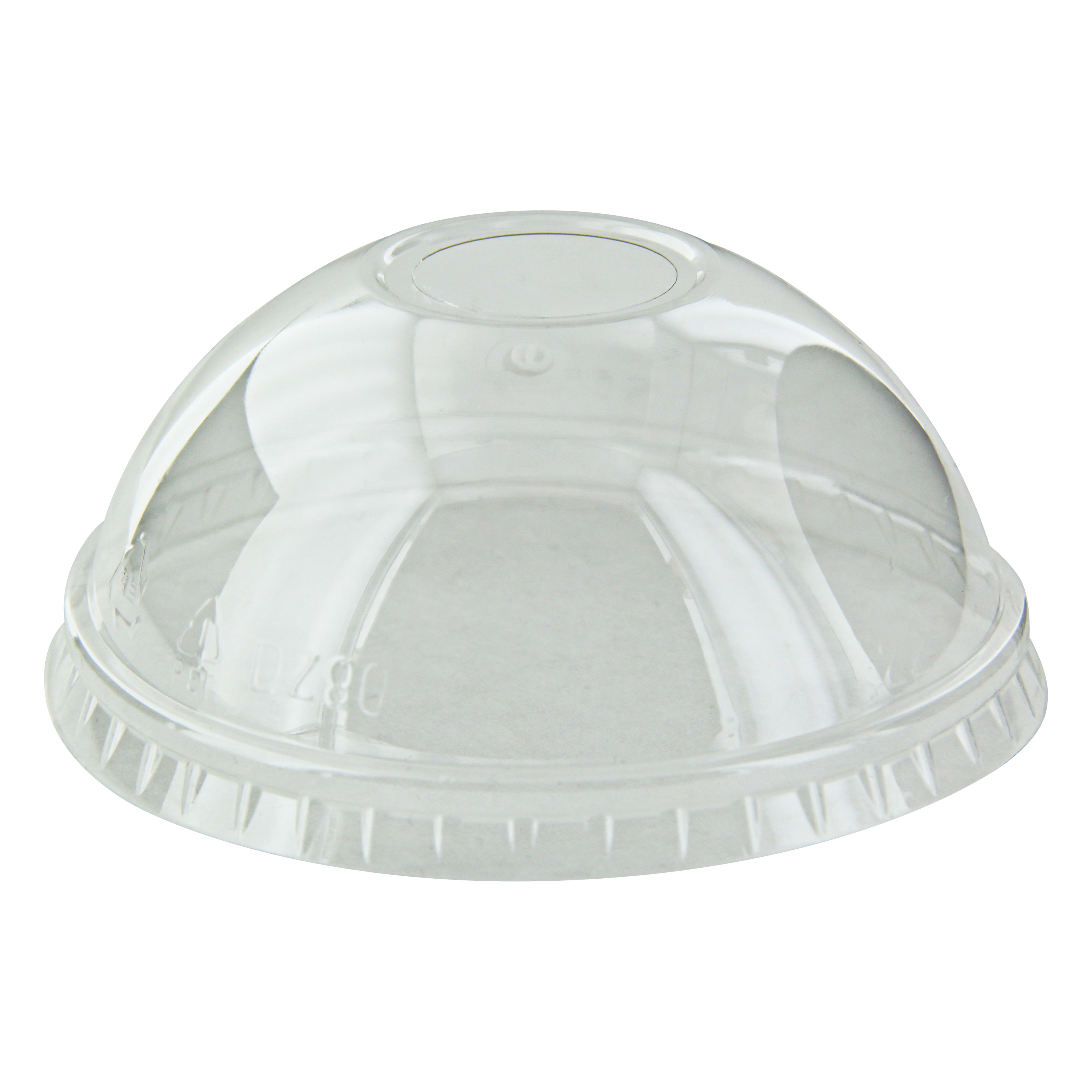 PacknWood 210GKL90D Clear PET Dome Lid for 210POC181N & 210POB181 & 210POC320N & 210GPU12