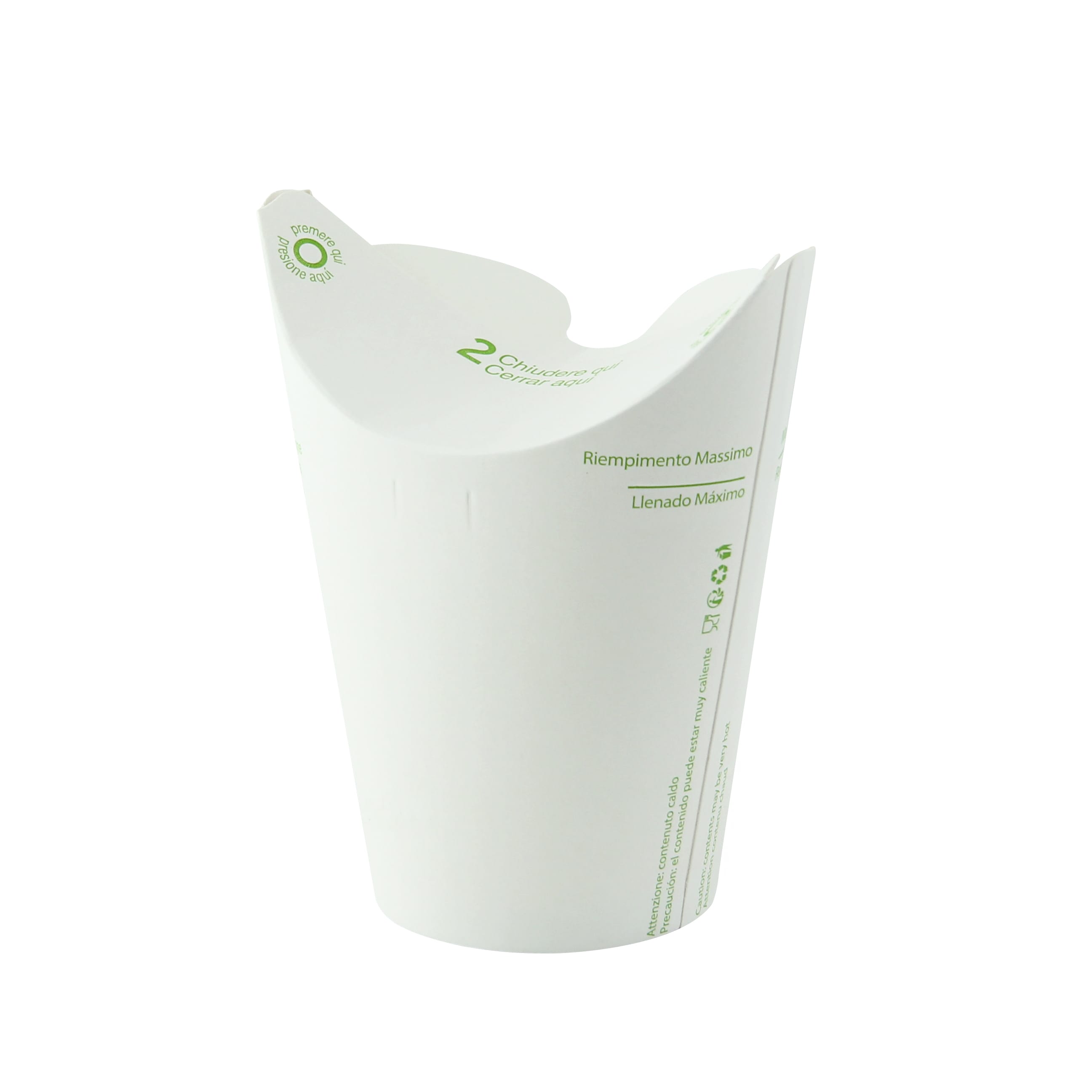PacknWood 210LIDFR8 Lid-free Paper Cup Single Wall
