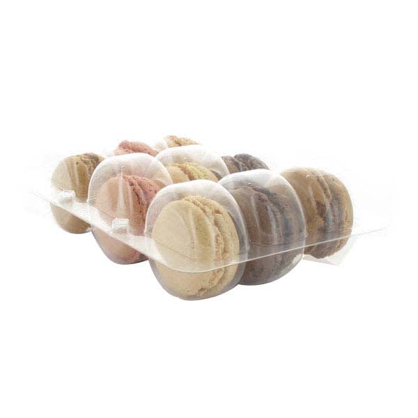 PacknWood 210MACINS9 Insert for 9 Macarons (3x3) with Clip Closure