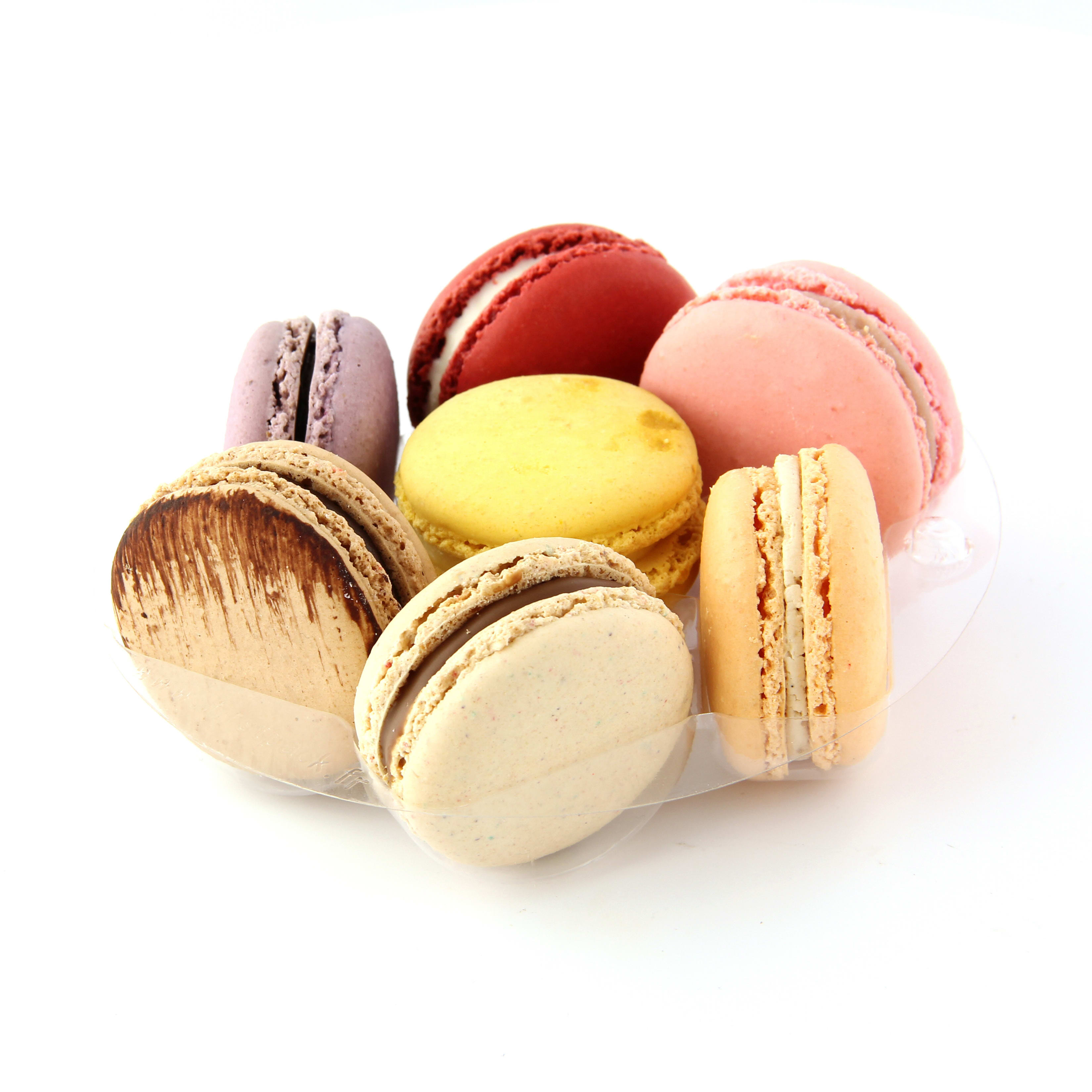PacknWood 210MACYNS7RD Round Insert for 7 Macarons (1x4) with Clip Closure for 210SAMBOL155 & 210PC750B