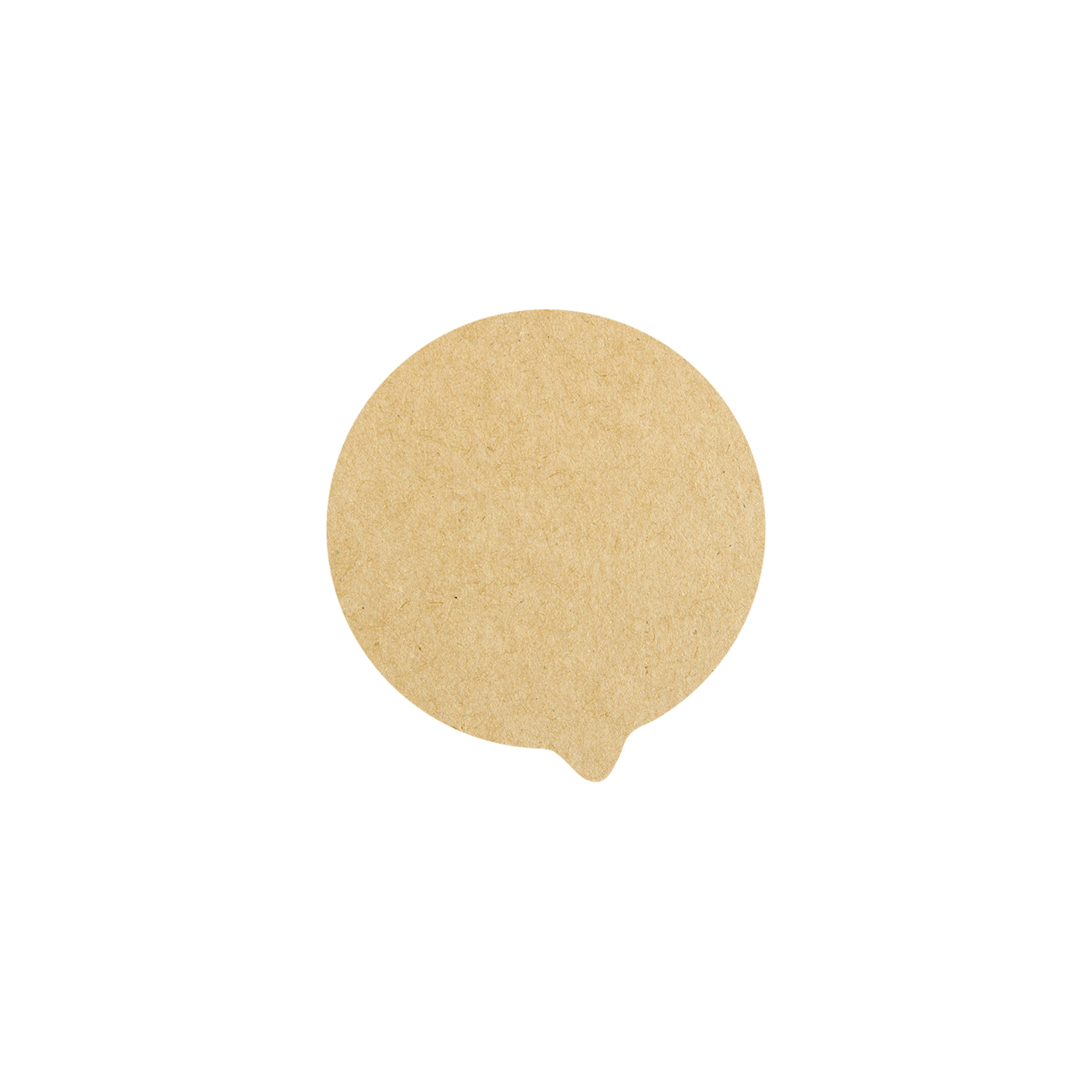 PacknWood 210OPCO102 Die Cut Kraft Lid