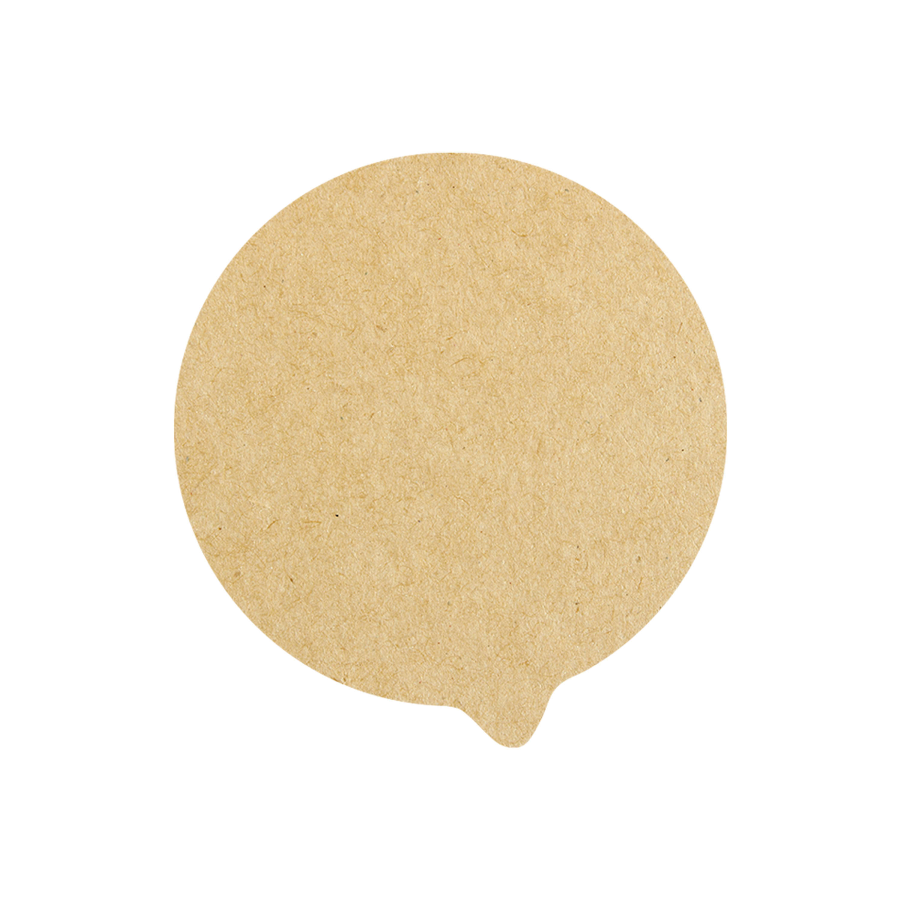 PacknWood 210OPCO156 Die Cut Kraft Lid