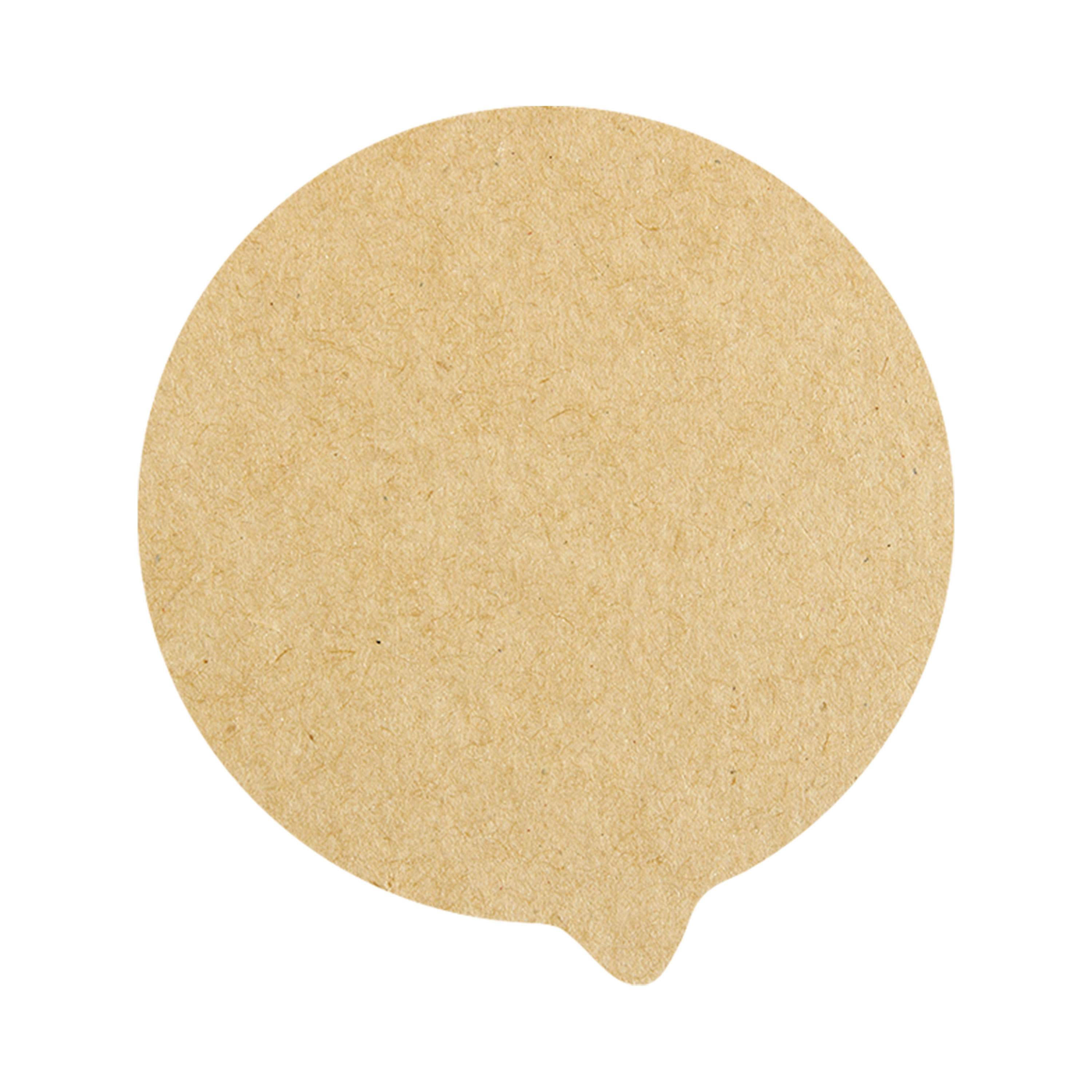 PacknWood 210OPCO190 Die Cut Kraft Lid