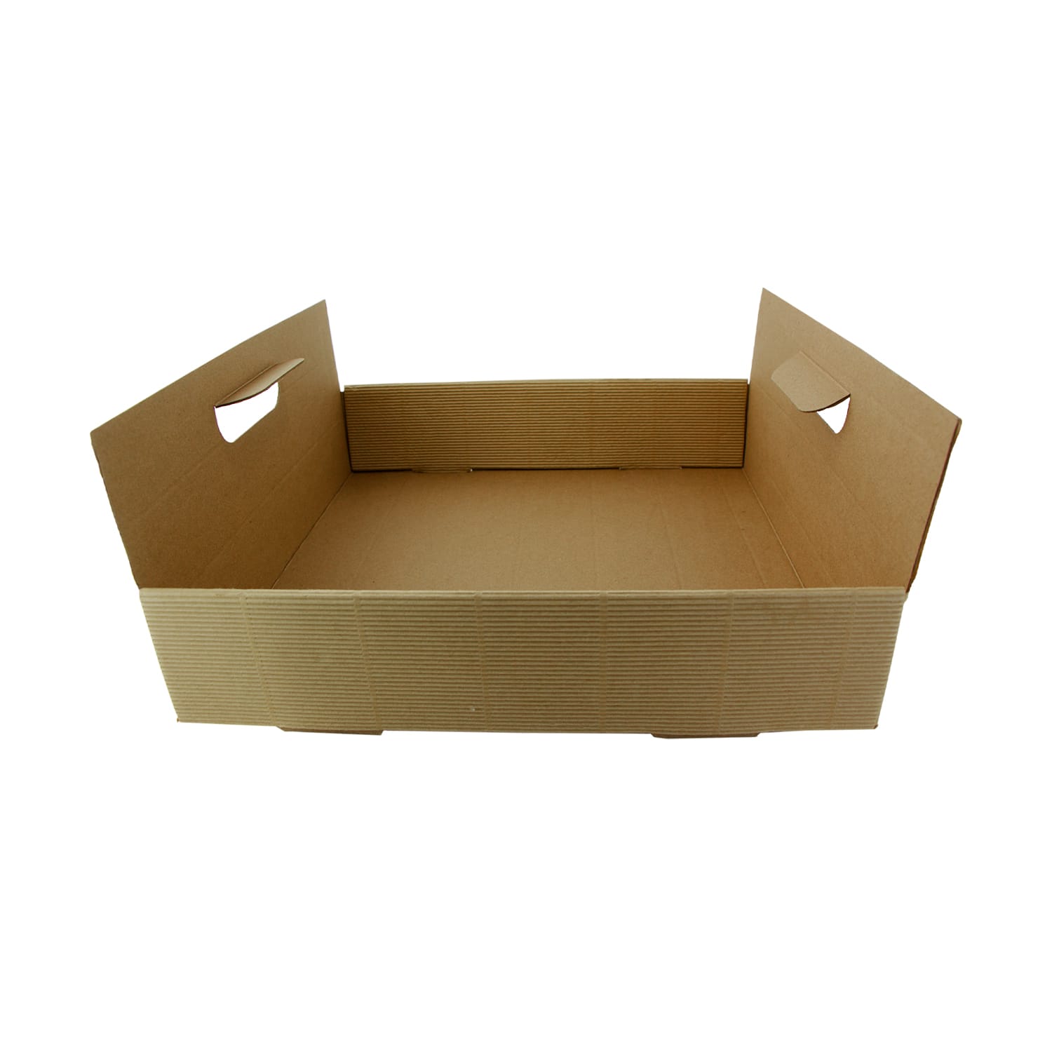 PacknWood 210PAPTRAY32H Kraft Paper Tray with Handles