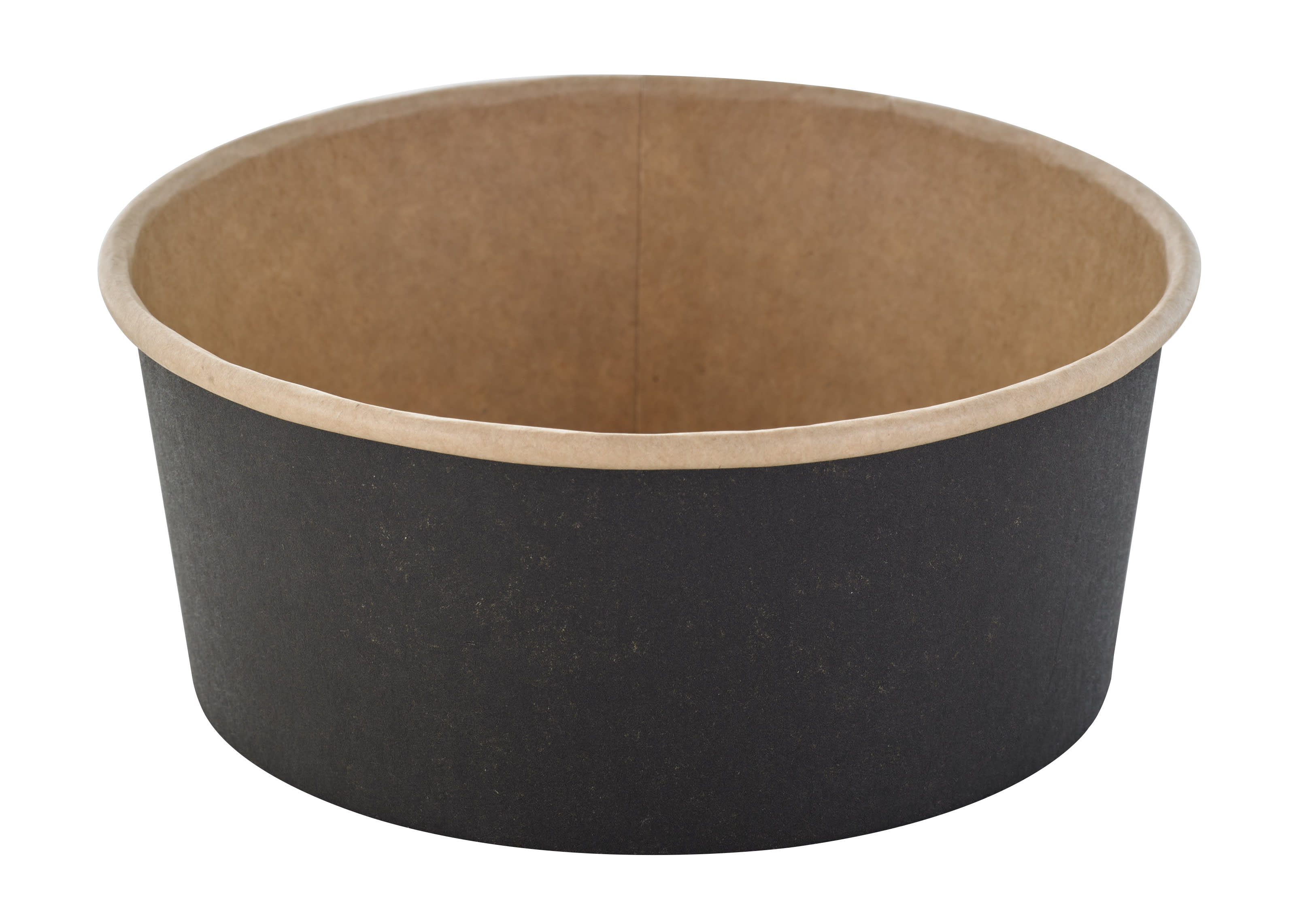 PacknWood 210PC750KN Buckaty Black/ Kraft multi purpose bowl