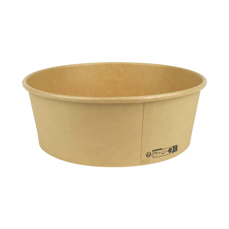 PacknWood 210PCW1200TF Buckaty Bamboo paperboard multi purpose bowl Plastic Free